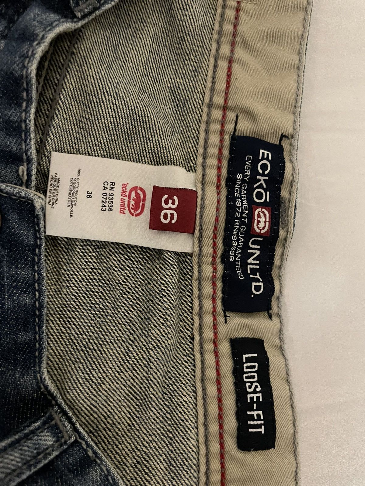 Ecko Unltd. × Vintage Loose fitting Ecko Untld. Jeans Size US 36 / EU 52 - 4 Thumbnail