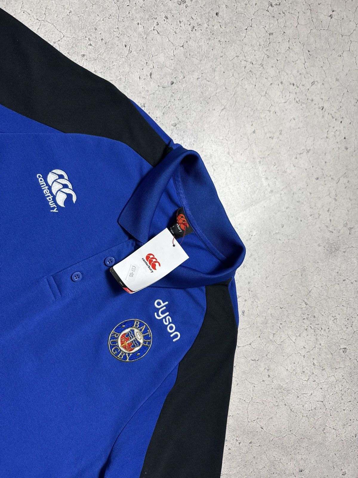 Canterbury of New Zealand Canterbury Bath Rugby Polo Shirt Size L New Jersey Size US L / EU 52-54 / 3 - 6 Thumbnail