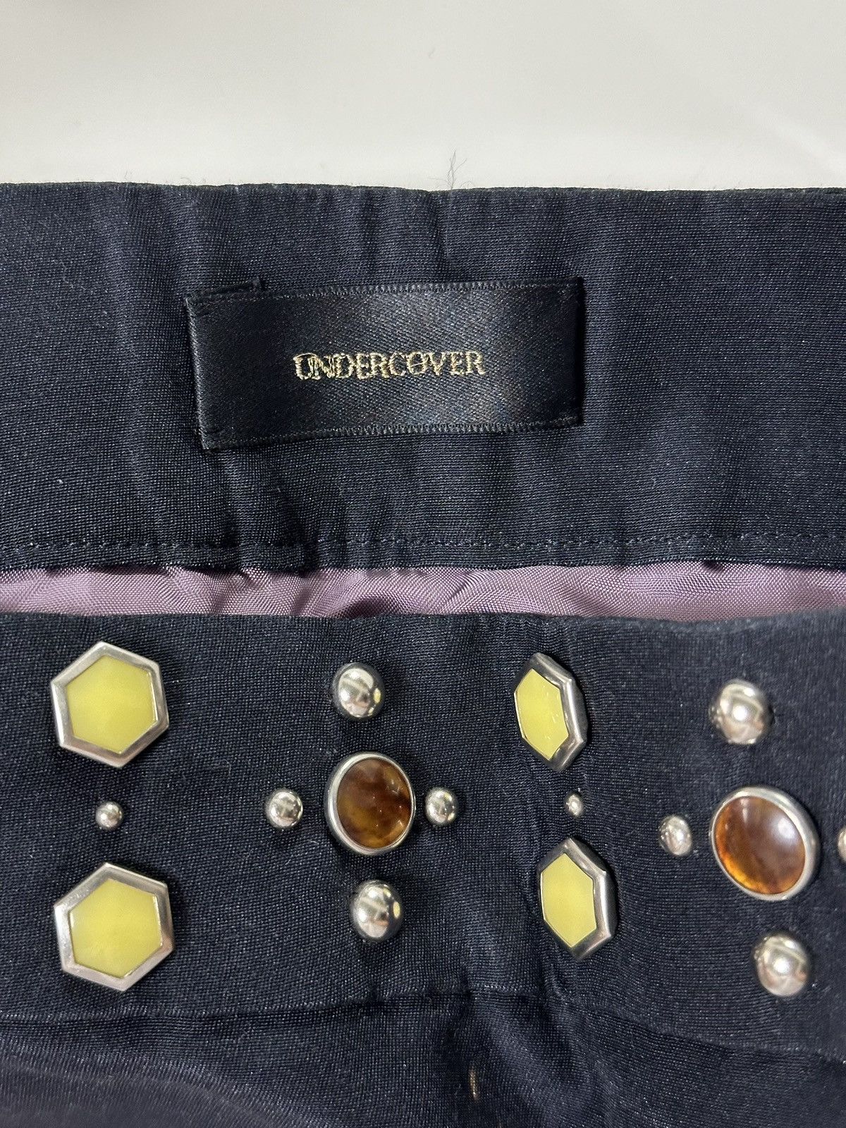 Undercover UNDERCOVER S/S 2016 "The Greatest" Flower Print Studs Skirt Size 27" / US 4 / IT 40 - 7 Thumbnail