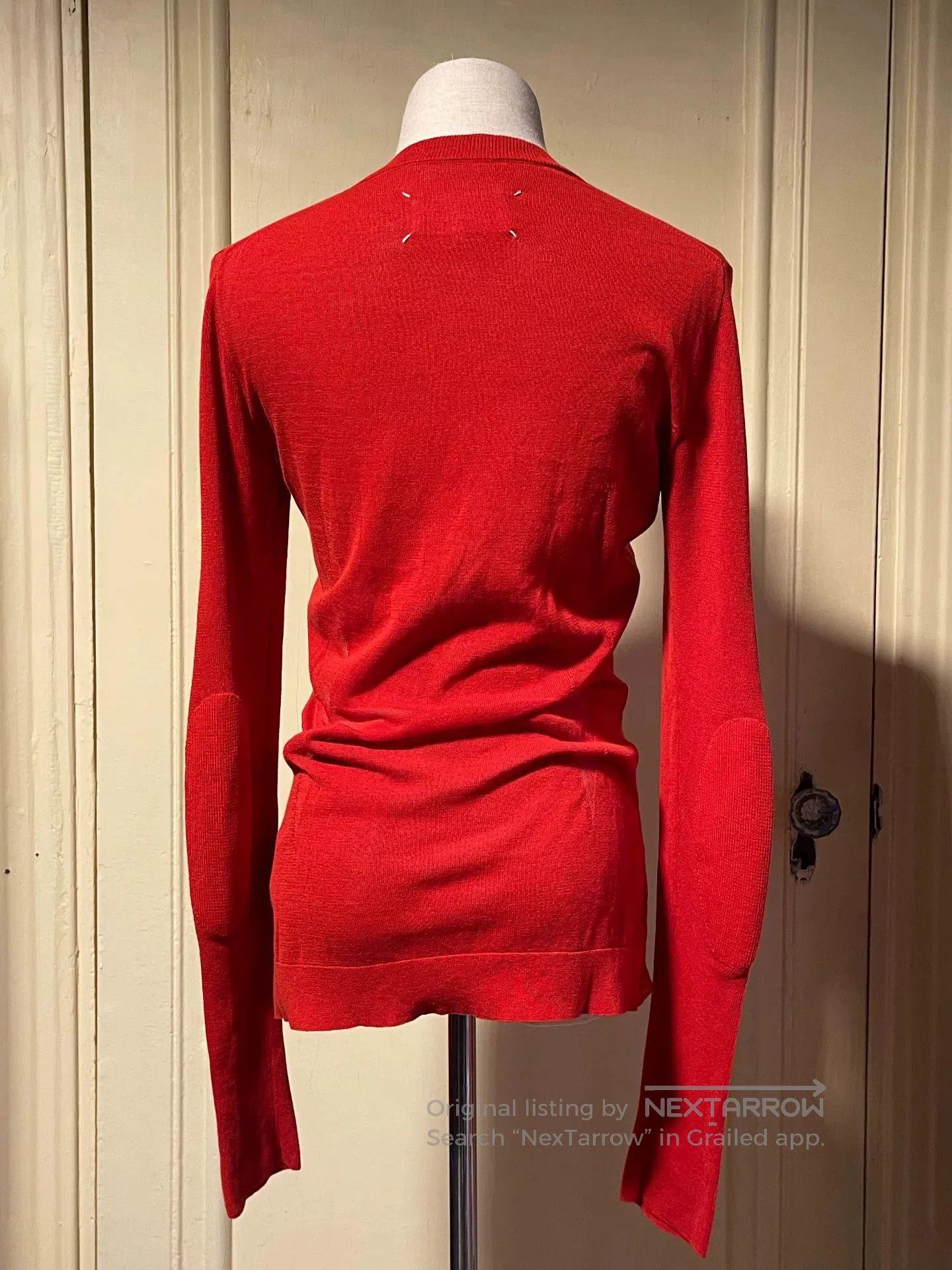 Maison Margiela Maison Martin Margiela Red Wool Sweater. Size S / US 4 / IT 40 - 3 Thumbnail
