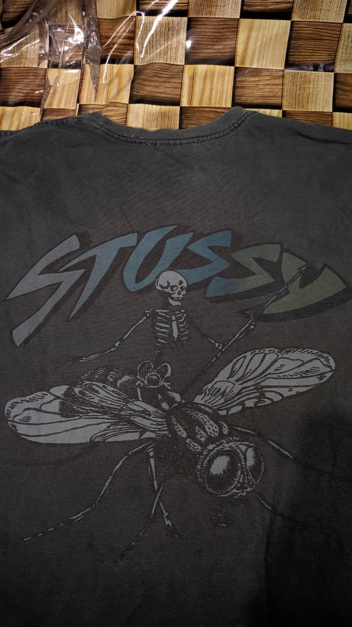 Stussy VINTAGE STUSSY RARE BEE SKELETON Size US XL / EU 56 / 4 - 3 Thumbnail