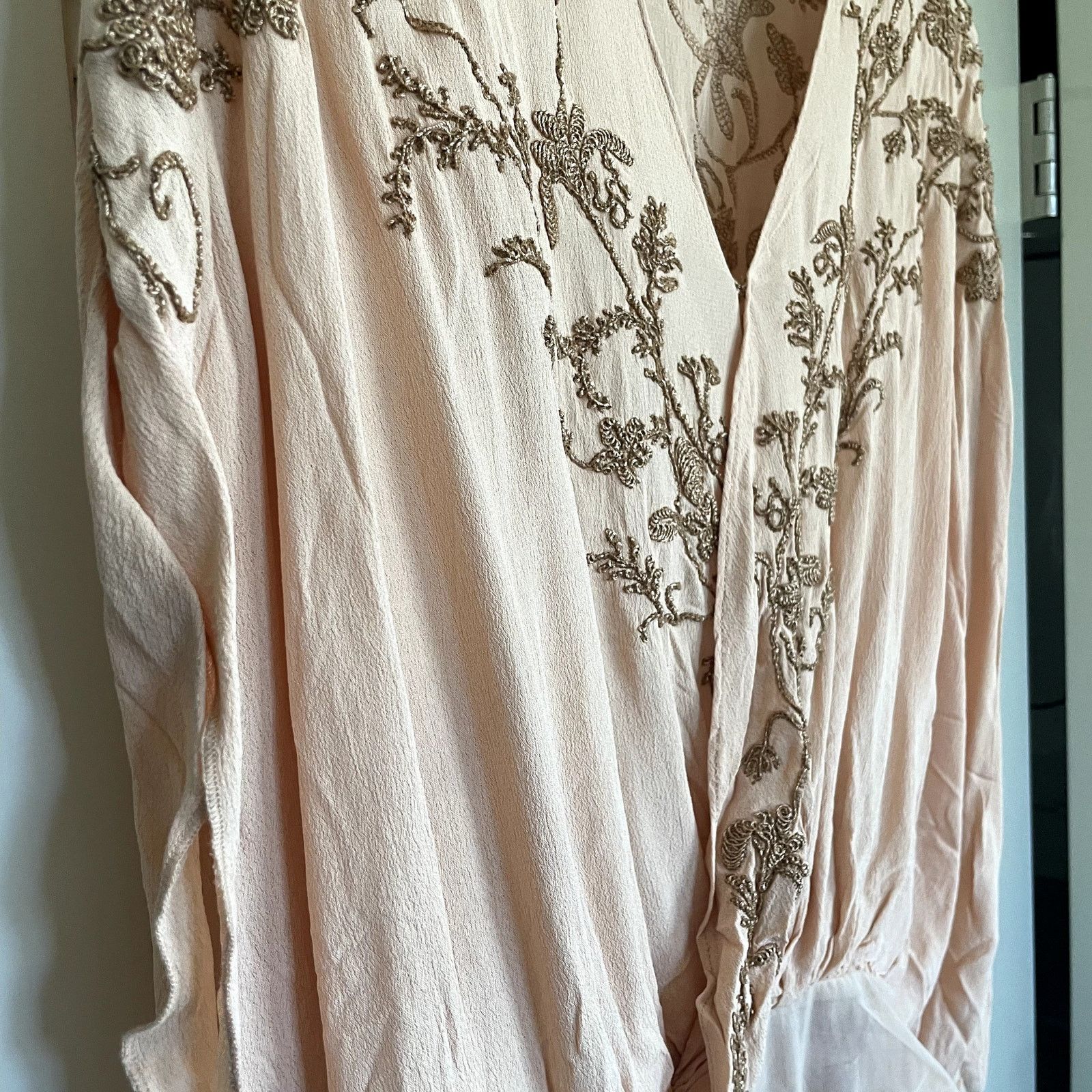 Free People Free People Pretty in Peach Summer Lover Beaded Bodysuit S Size S / US 4 / IT 40 - 7 Thumbnail