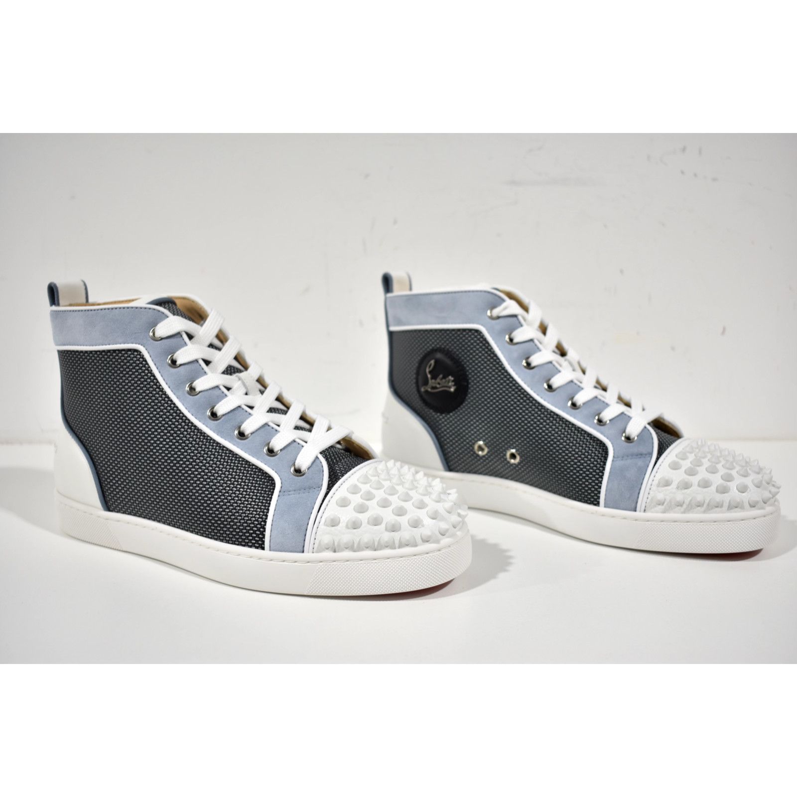 Christian Louboutin Christian Louboutin Lou Spikes Orlato High Top Sneaker Size US 8 / EU 41 - 4 Thumbnail