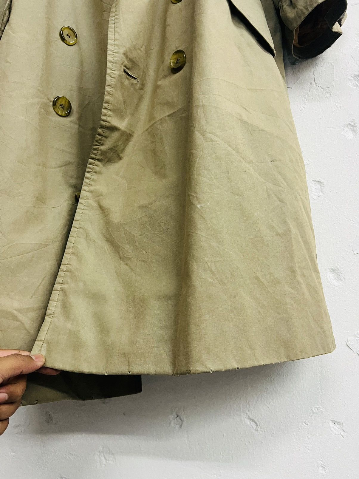 Burberry VINTAGE BURBERRY NOVA CHECK TRENCH COAT Size US S / EU 44-46 / 1 - 12 Thumbnail