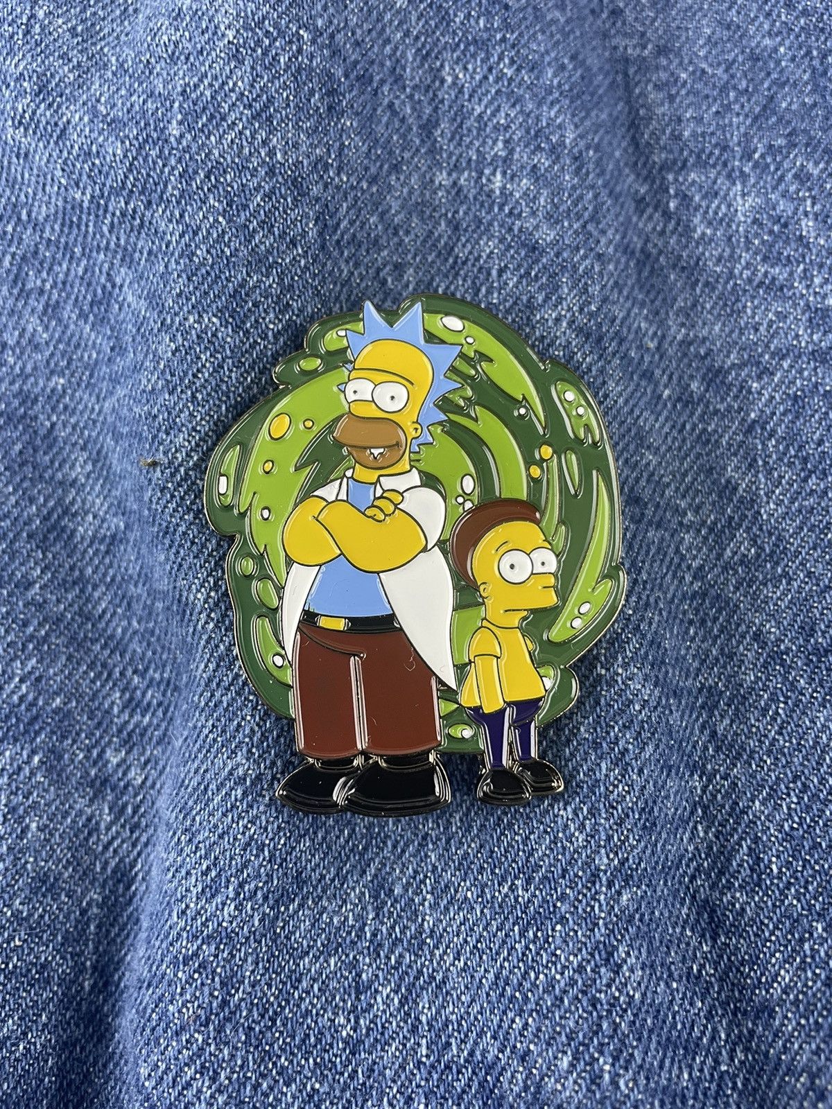 Other Simpsons x Rick & Morty Enamel Pin Size ONE SIZE - 1 Thumbnail