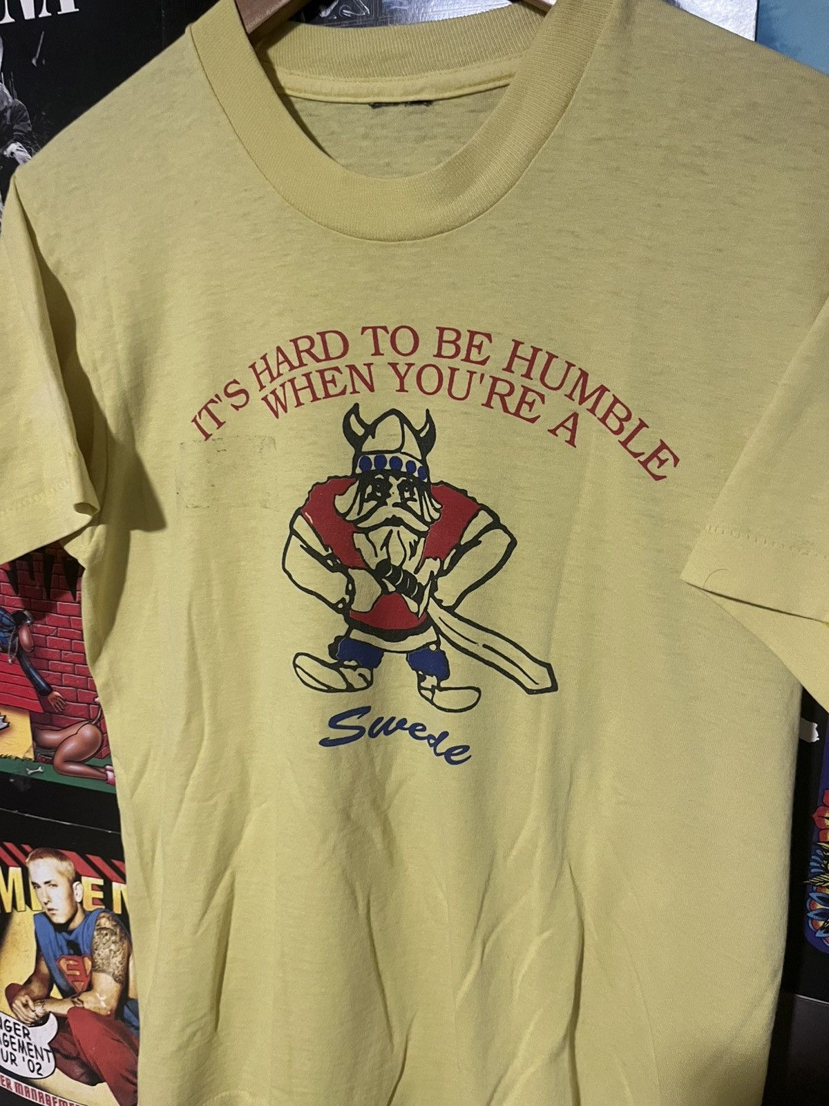 Other Vintage 70’s “It’s Hard To Be Humble When You’re Swede” tee Size US S / EU 44-46 / 1 - 2 Thumbnail