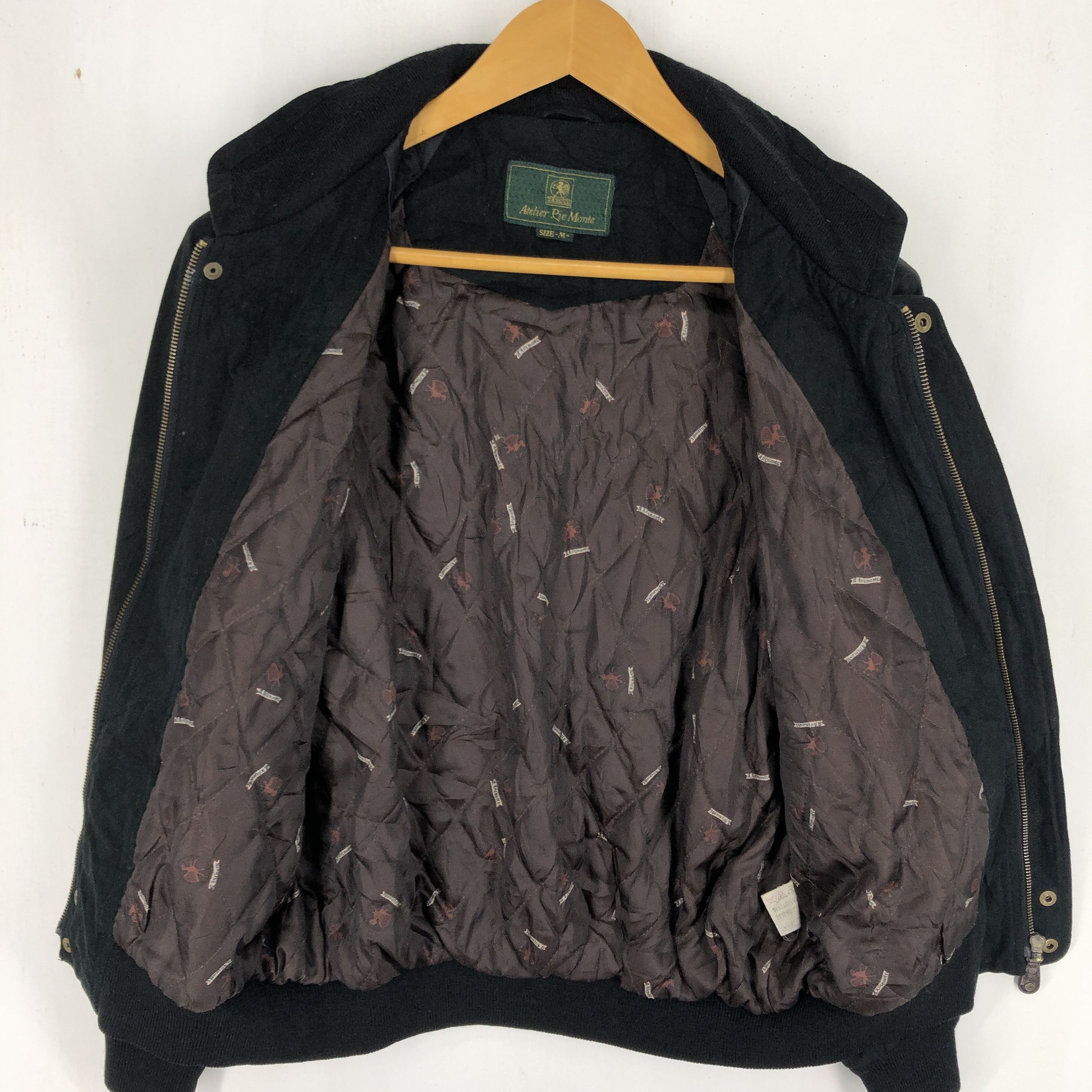 Other ATELIER RIE MONTE Bomber Jacket #2558-90 Size US M / EU 48-50 / 2 - 9 Thumbnail