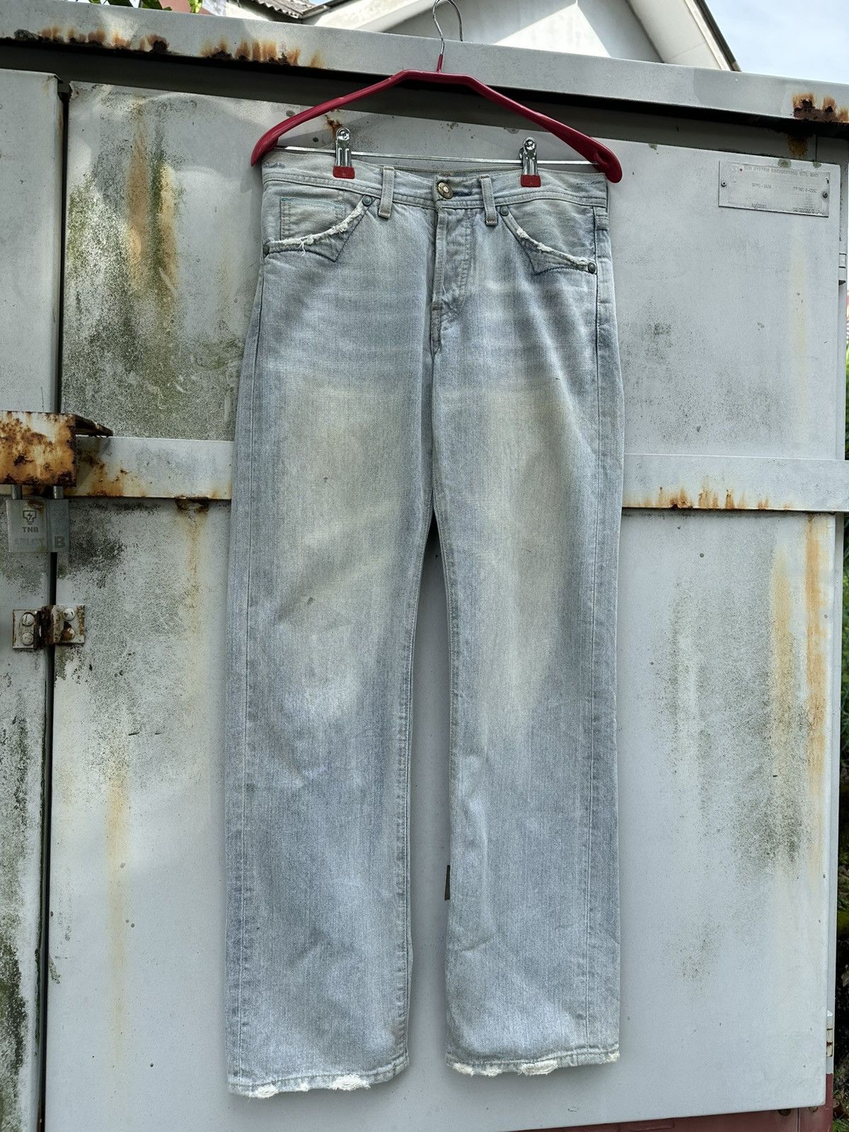 Levi's 👹Levi’s X Pat.May 1873 Thrashed Baggy Jeans Size US 30 / EU 46 - 4 Thumbnail