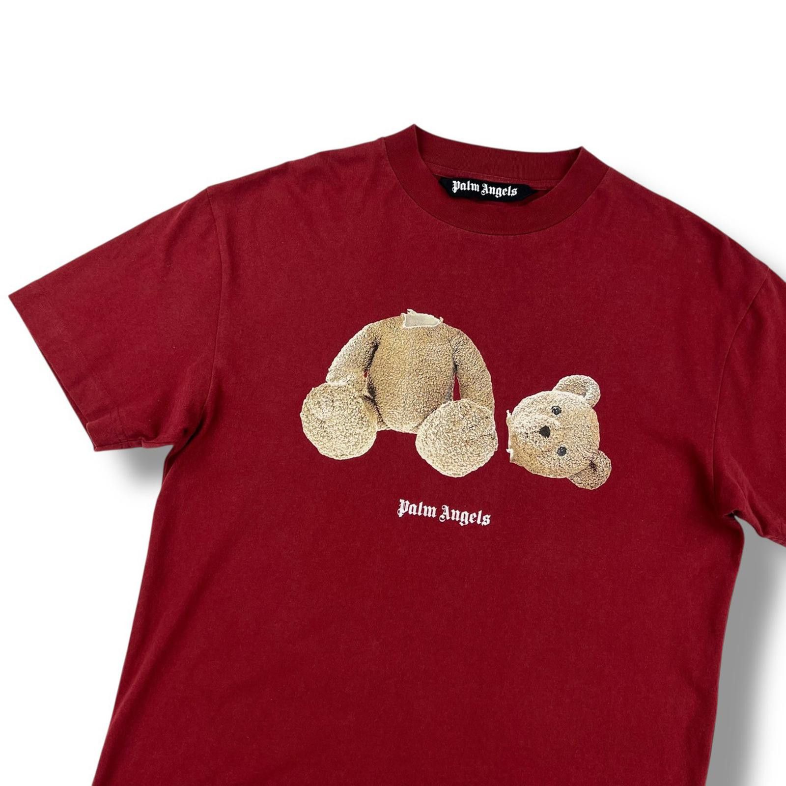 Palm Angels Palm Angels Kill The Bear Red T Shirt Size US M / EU 48-50 / 2 - 1 Thumbnail