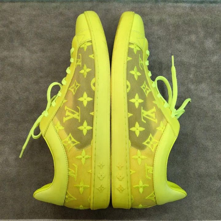 Other Louis Vuitton Yellow Tattoo Low-Top Sneakers -2508 Size US 10.5 / EU 43-44 - 6 Thumbnail