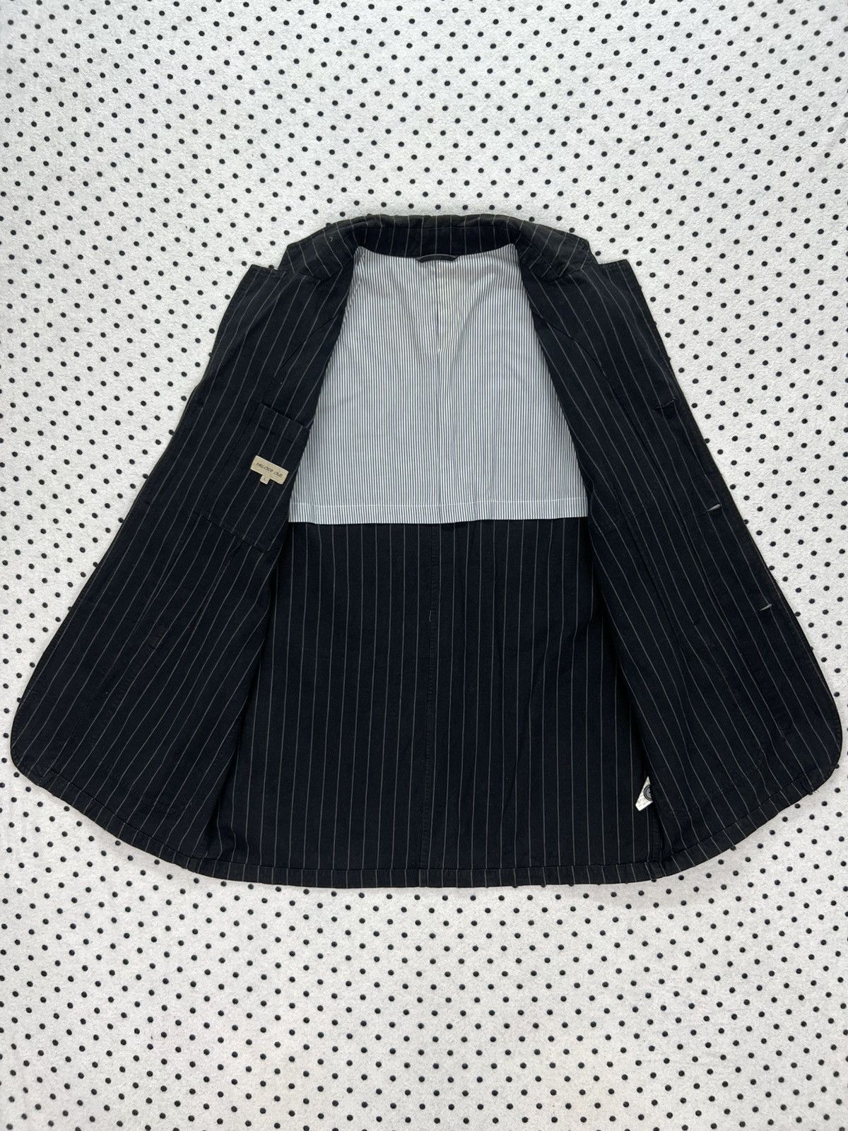 Japanese Brand Hill Crop Club Stripes Chore Jacket Size US M / EU 48-50 / 2 - 7 Thumbnail