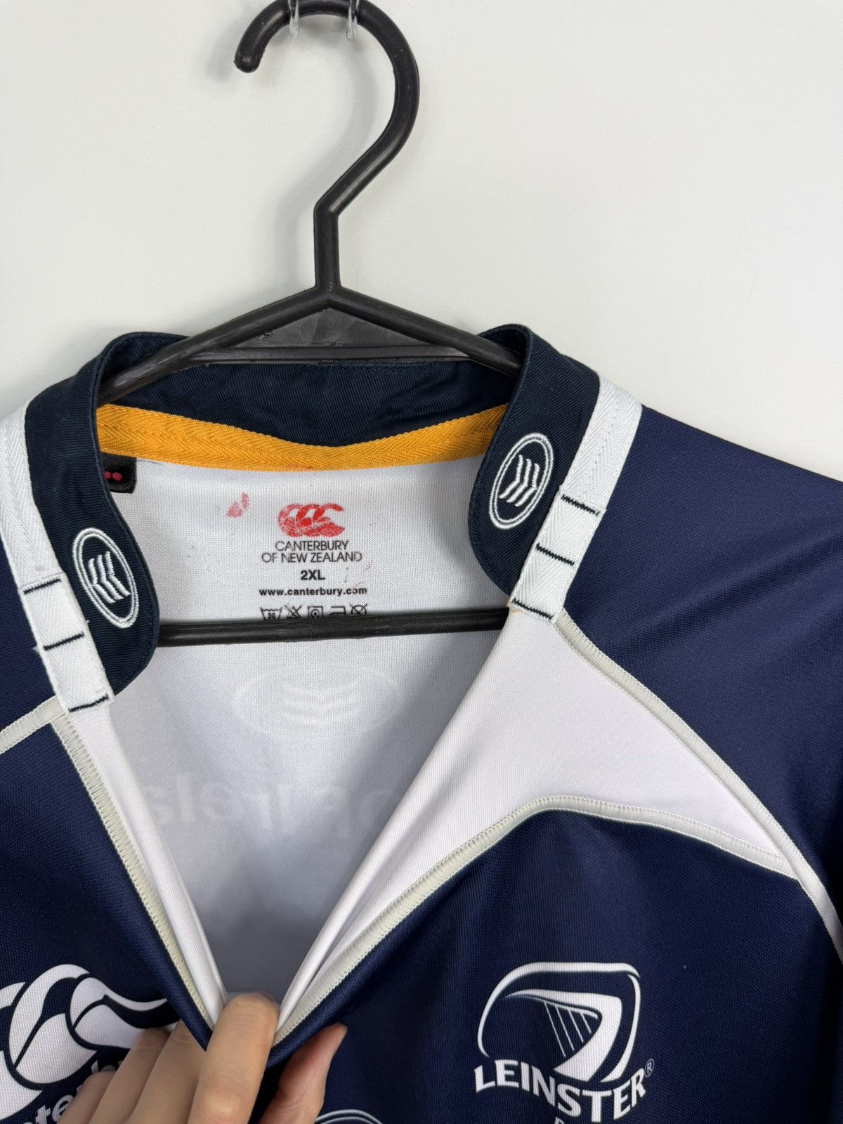 Canterbury of New Zealand Canterbury Leinster 2010 Rugby Vintage Shirt Size US XXL / EU 58 / 5 - 3 Thumbnail