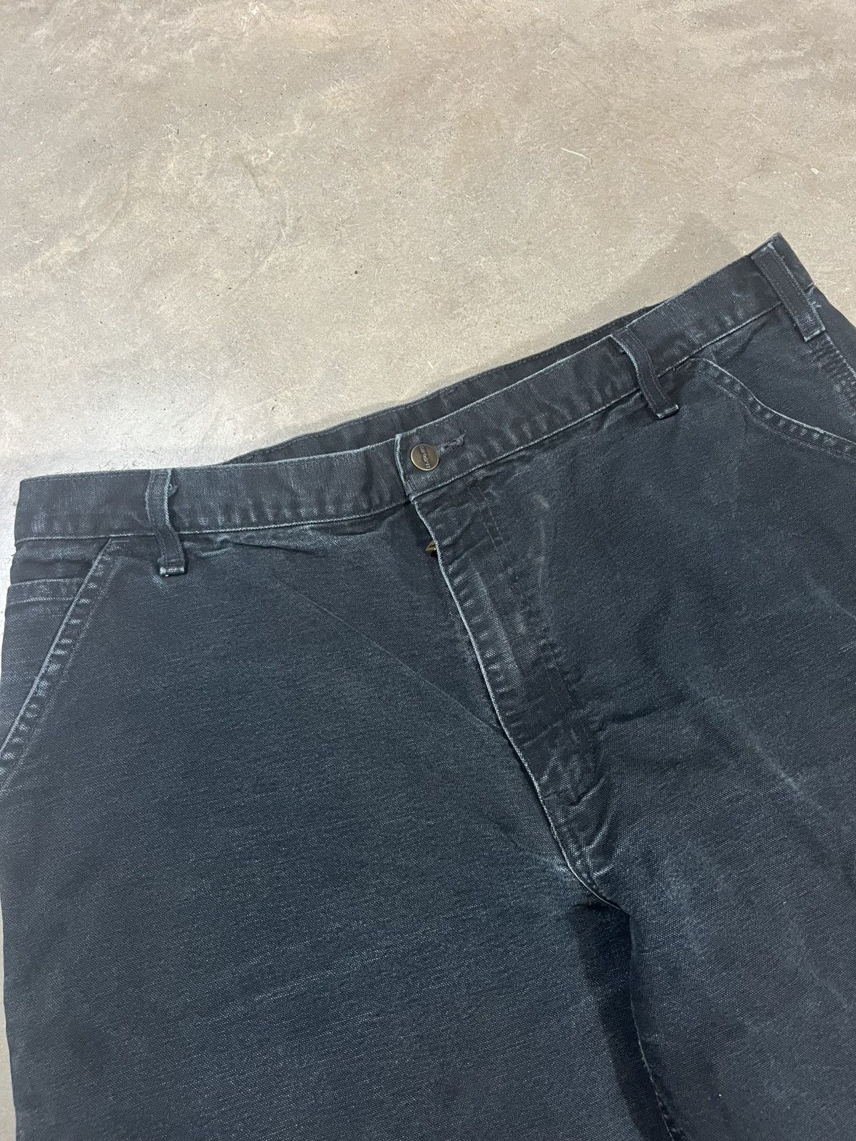 Carhartt Carhartt B11 BLK Work Pants Faded Black Size US 39 - 4 Thumbnail