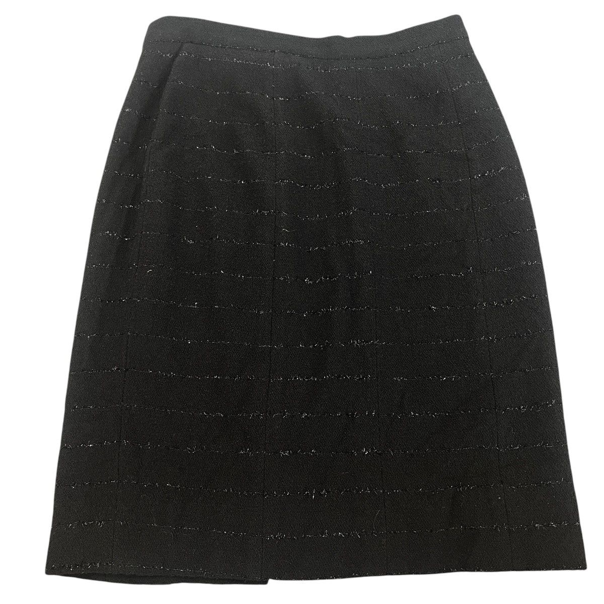 Chanel CHANEL 1995AW BOUTIQUE Black Sequined Tweed Jacket Skirt Set Size S / US 4 / IT 40 - 11 Thumbnail