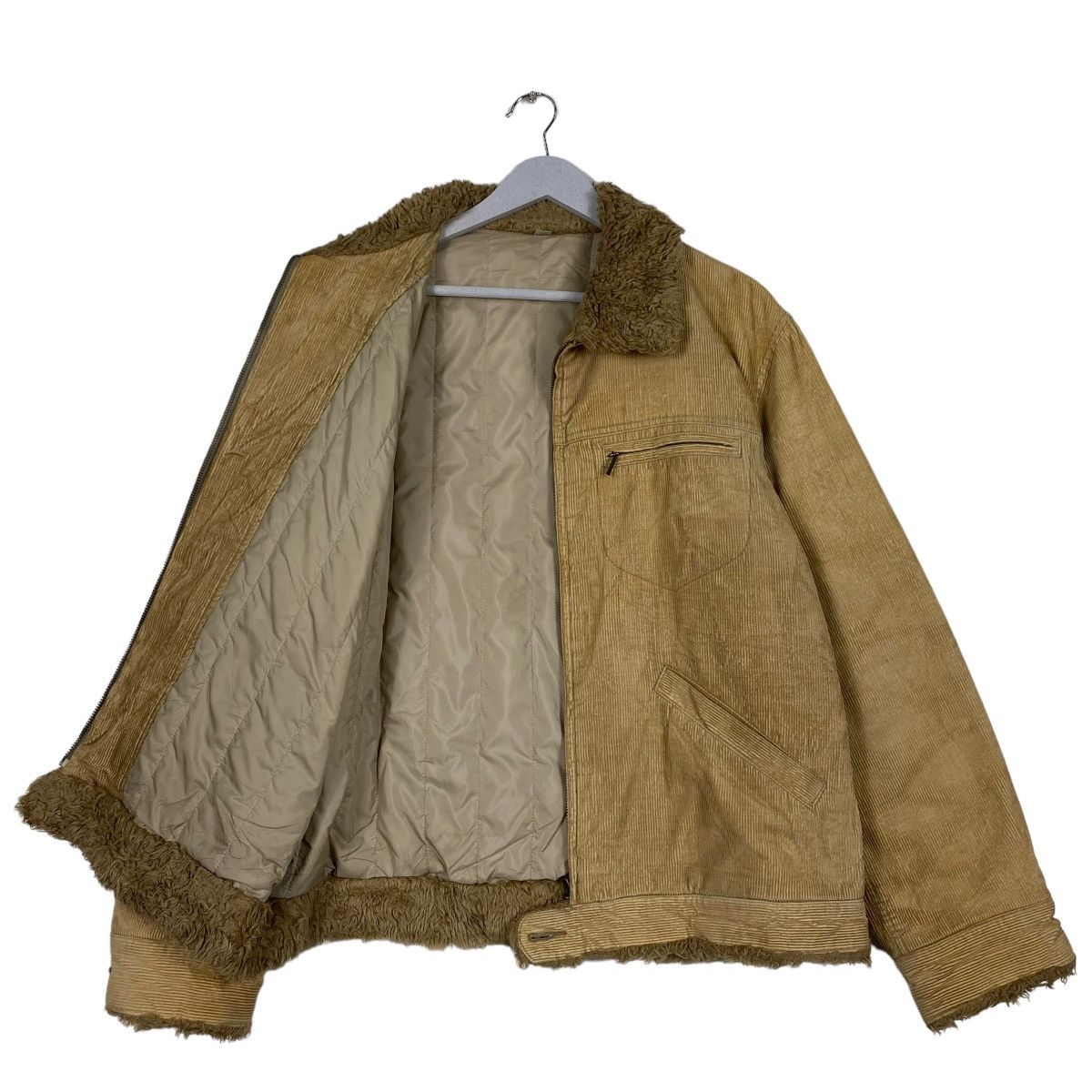 Japanese Brand Uniqlo Corduroy Fur Collar Jacket Size US M / EU 48-50 / 2 - 11 Thumbnail