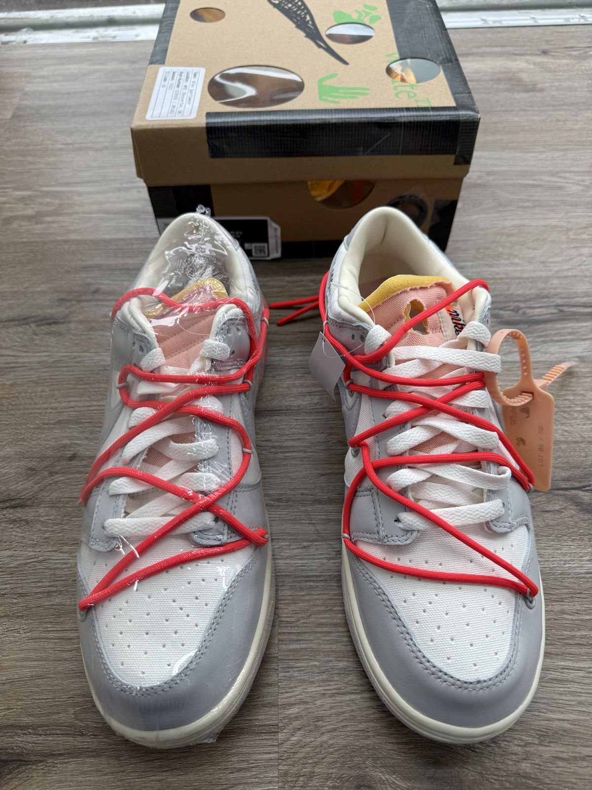 Nike × Off-White Off White Nike Lot 6/50 Dunks Size US 9.5 / EU 42-43 - 3 Thumbnail