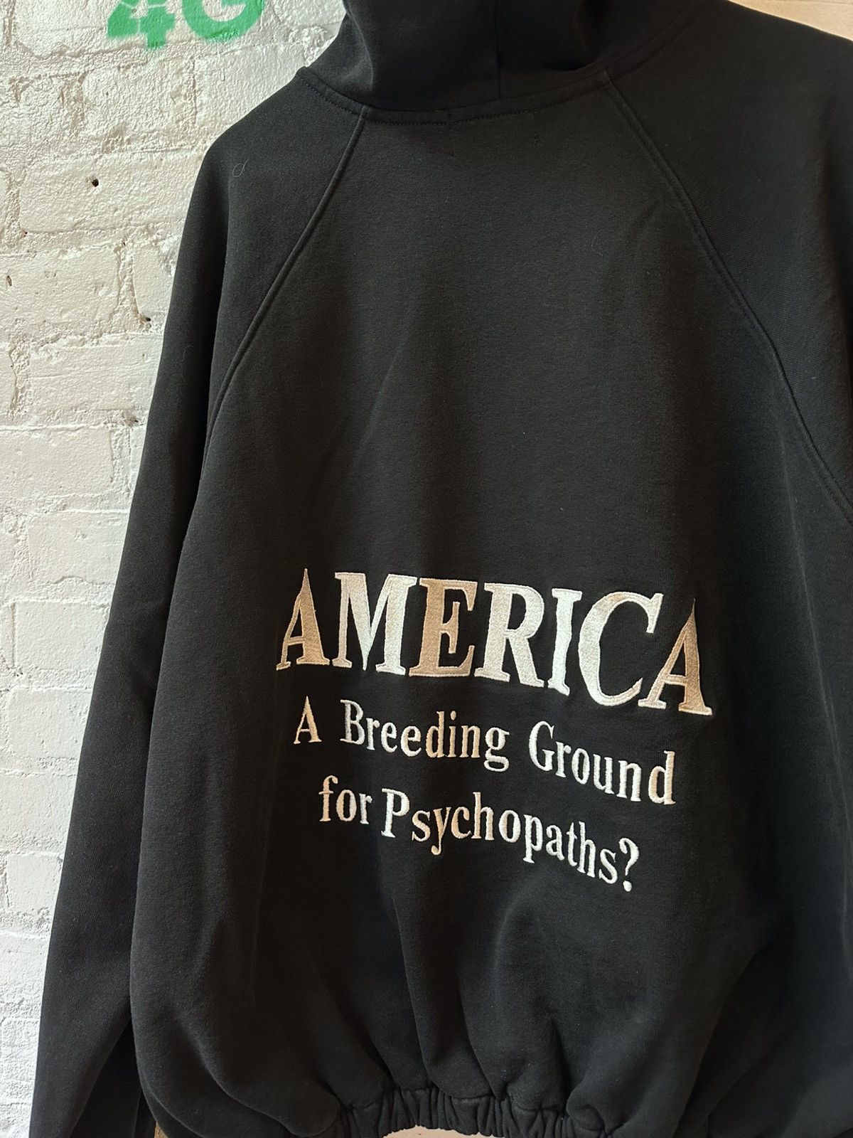 Enfants Riches Deprimes ERD AMERICA PSYCOPATH HOODIE SZ L Size US L / EU 52-54 / 3 - 2 Thumbnail