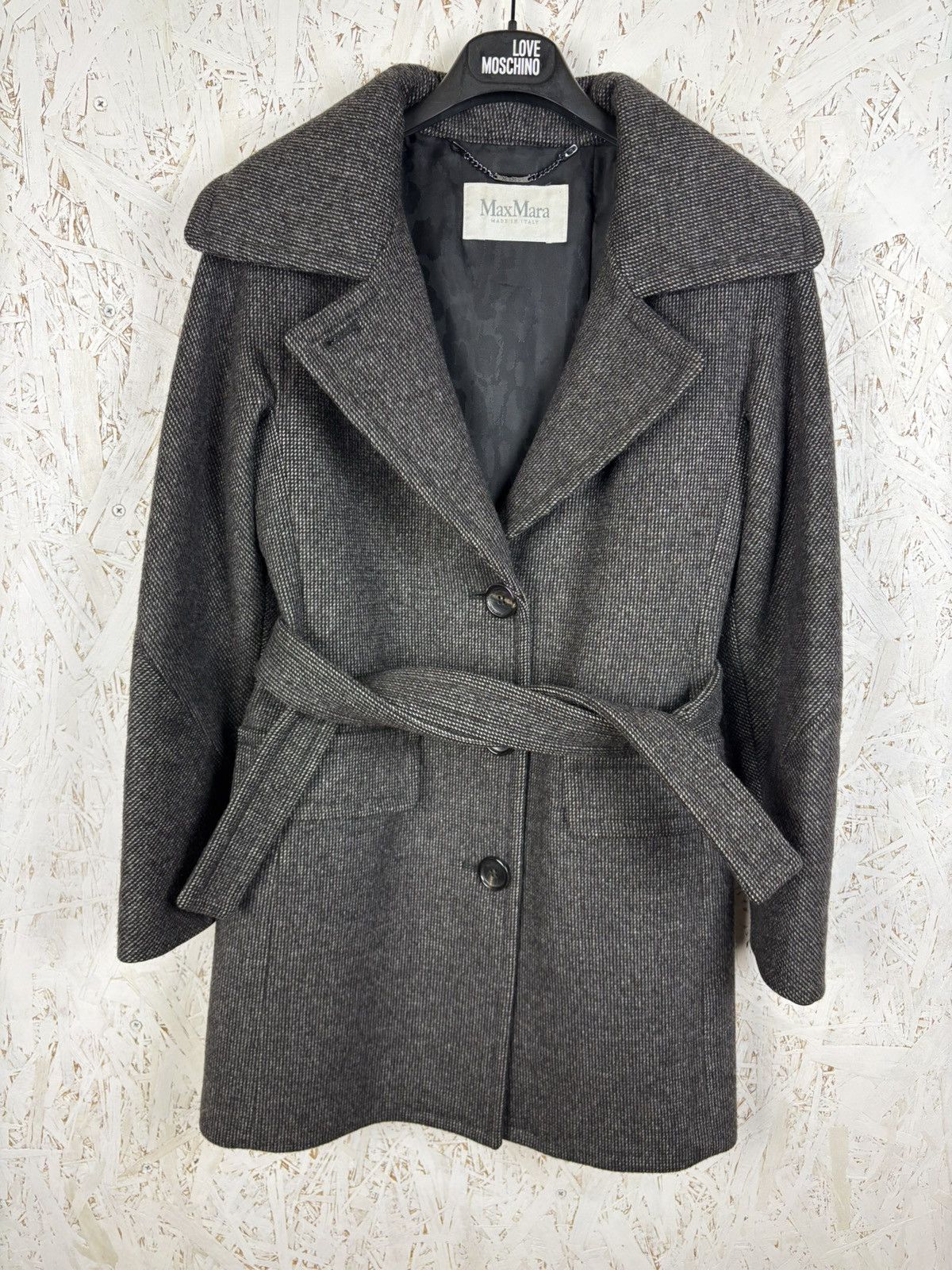 Max Mara Max Mara Soft Wool Coat In Grey Size S / US 4 / IT 40 - 1 Thumbnail