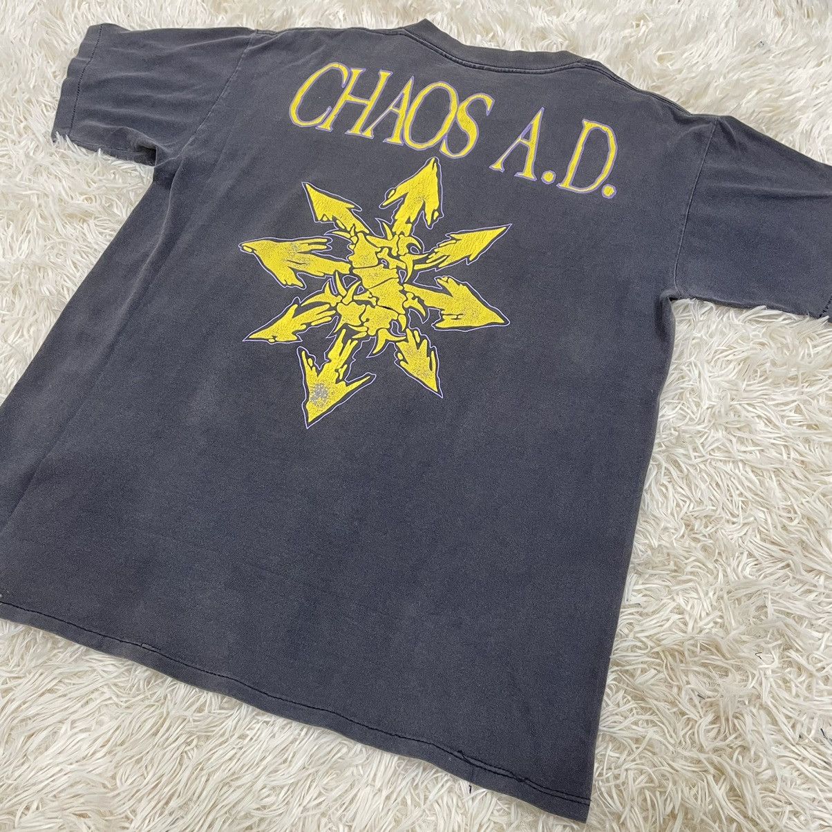Band Tees Final Drop‼️ Vtg Sepultura Rare Europe 1993 Chaos AD Size US L / EU 52-54 / 3 - 4 Thumbnail