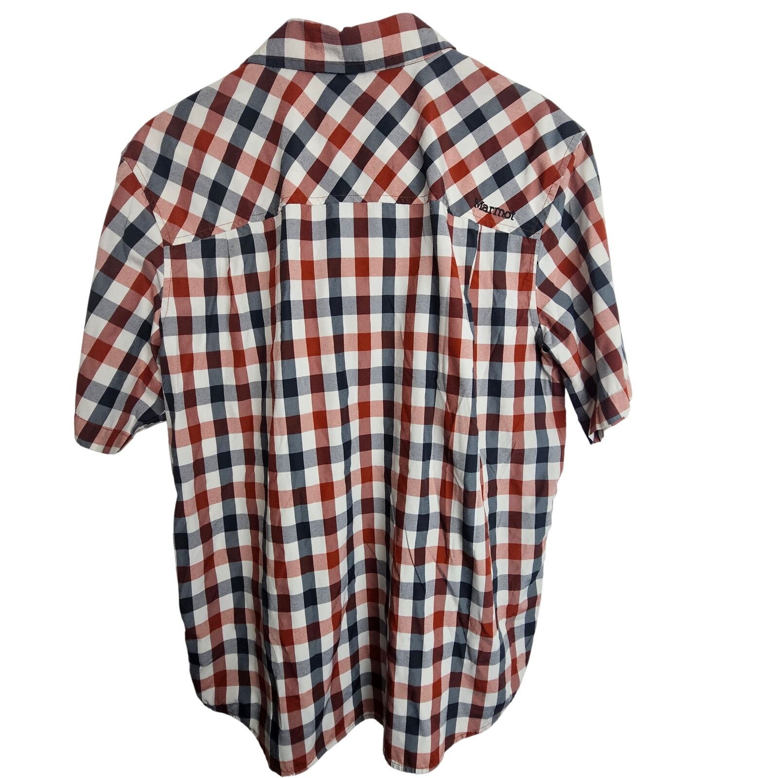 Marmot Marmot Mens Checker Button Shirt XL Gorpcore Outdoor Trail Size US XL / EU 56 / 4 - 8 Thumbnail