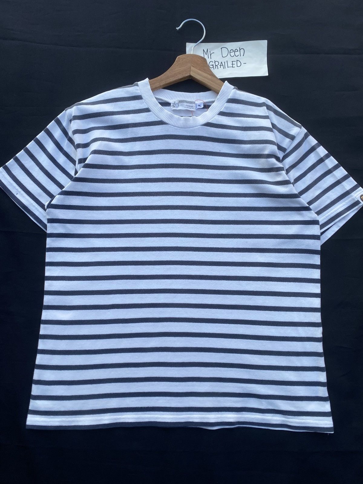 Bape Rare Vintage BAPE Stripes by Nigo Era Tshirt Size US S / EU 44-46 / 1 - 4 Thumbnail