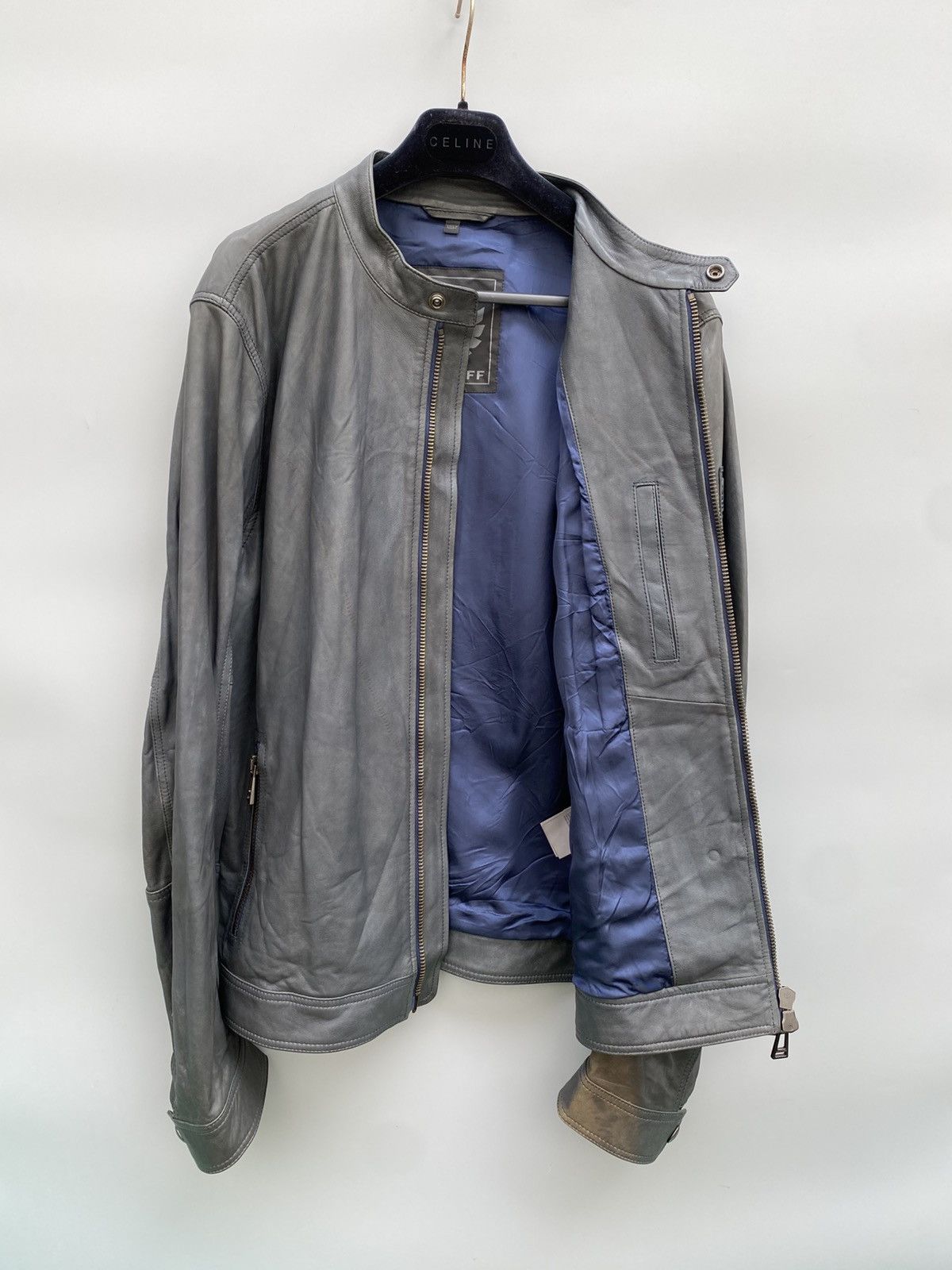 Belstaff Belstaff- Cafe Racer Leather Jacket Size US L / EU 52-54 / 3 - 2 Thumbnail