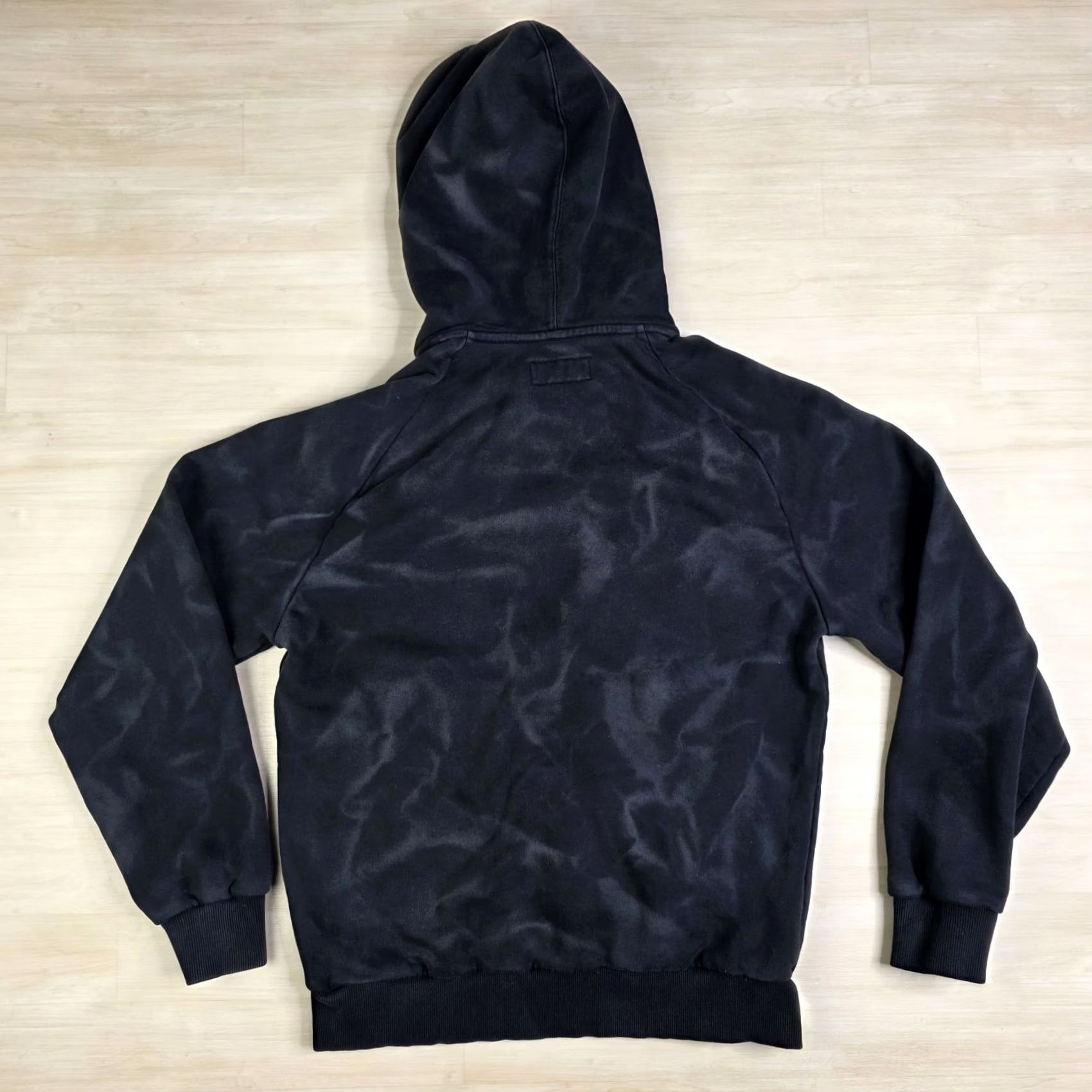 Logo 7 Cookies Black Acid Wash Hoodie Embroidered Logo Upper Echelon S Size US S / EU 44-46 / 1 - 2 Thumbnail