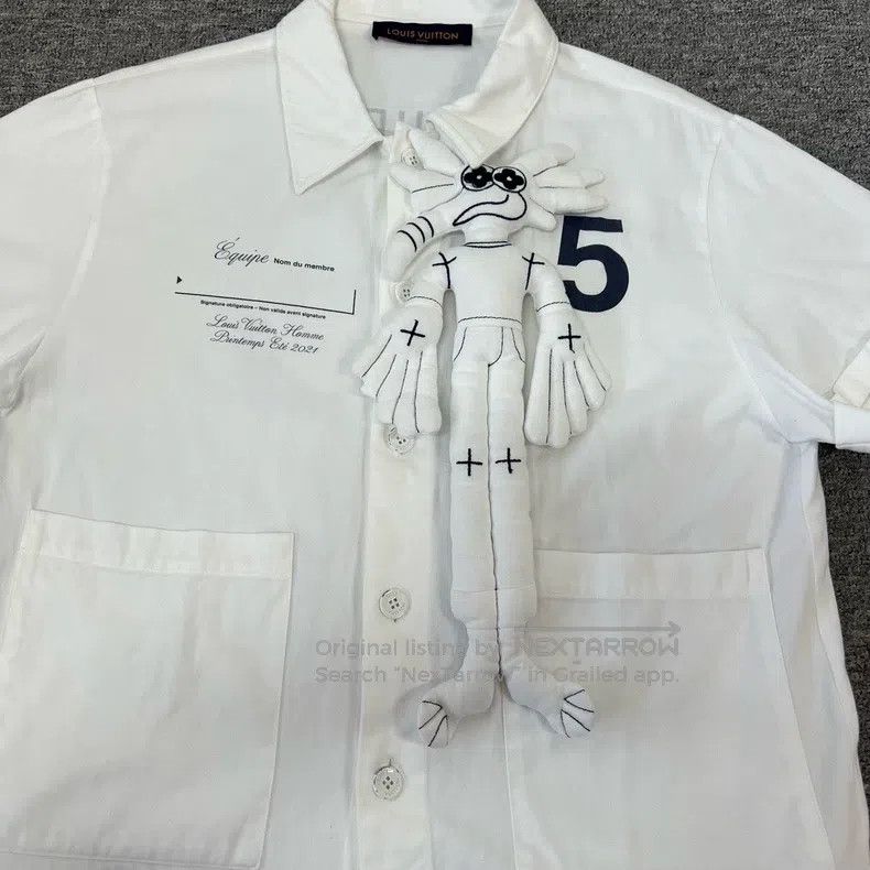 Louis Vuitton Louis Vuitton Doll Paratrooper Short Sleeve Shirt Size US XS / EU 42 / 0 - 4 Thumbnail