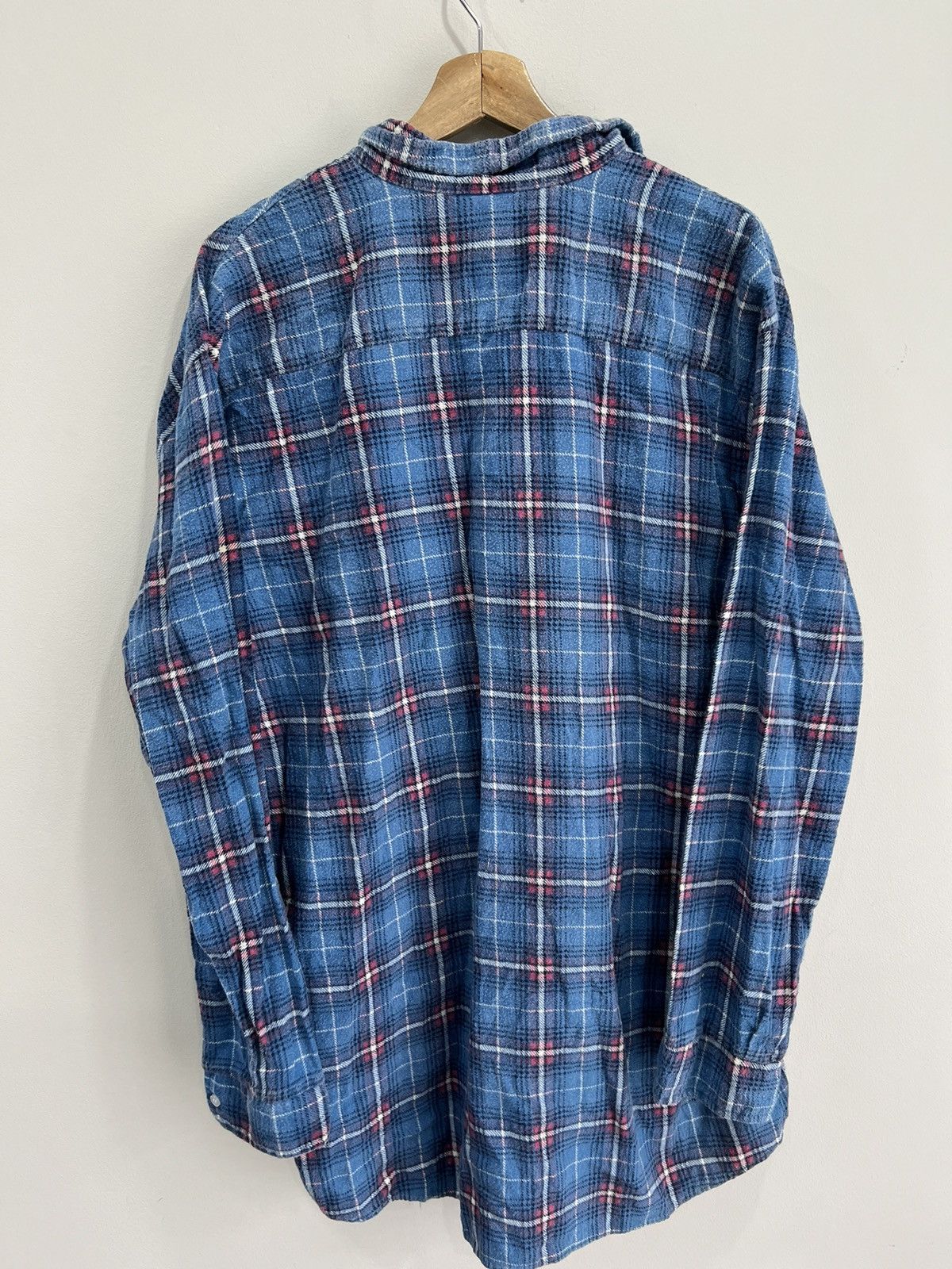 Japanese Brand Vintage American Edition Plaid Flannel Button Up Shirt Size US XL / EU 56 / 4 - 2 Thumbnail