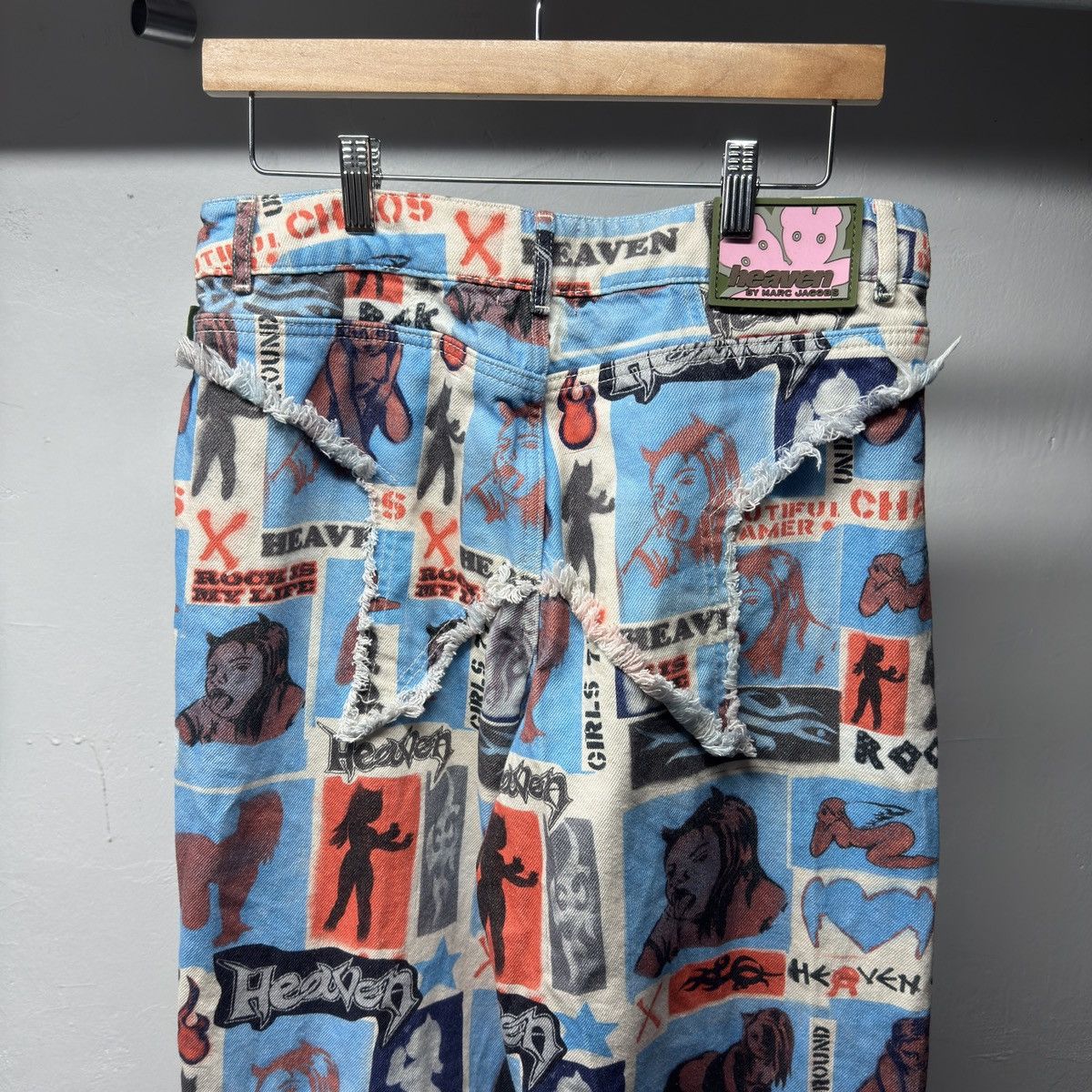 Heaven by Marc Jacobs Heaven Stencil Jeans Size US 30 / EU 46 - 6 Thumbnail