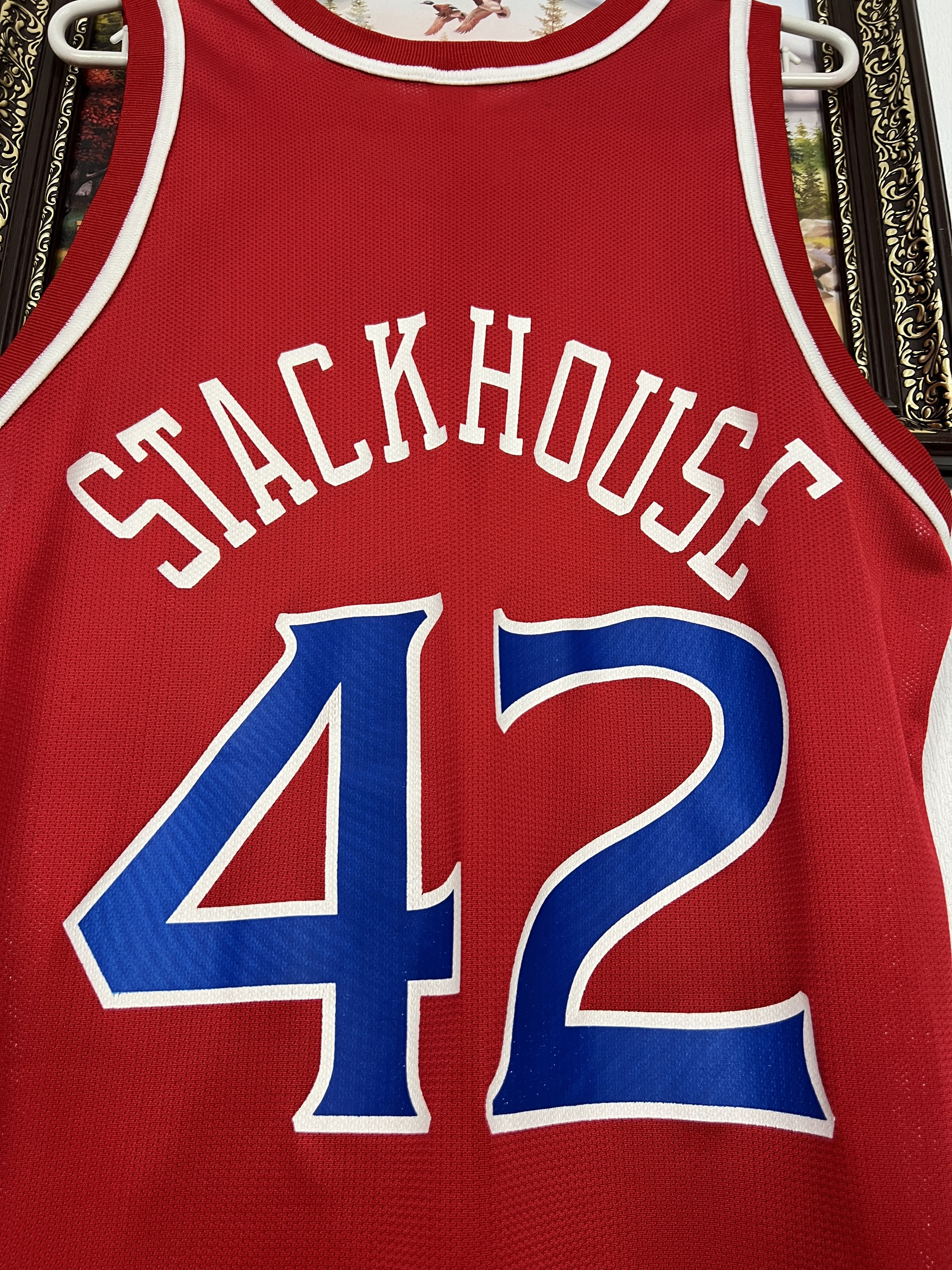 Champion Champion Philadelphia 76ers Sixers Stackhouse Jersey Size US M / EU 48-50 / 2 - 15 Thumbnail