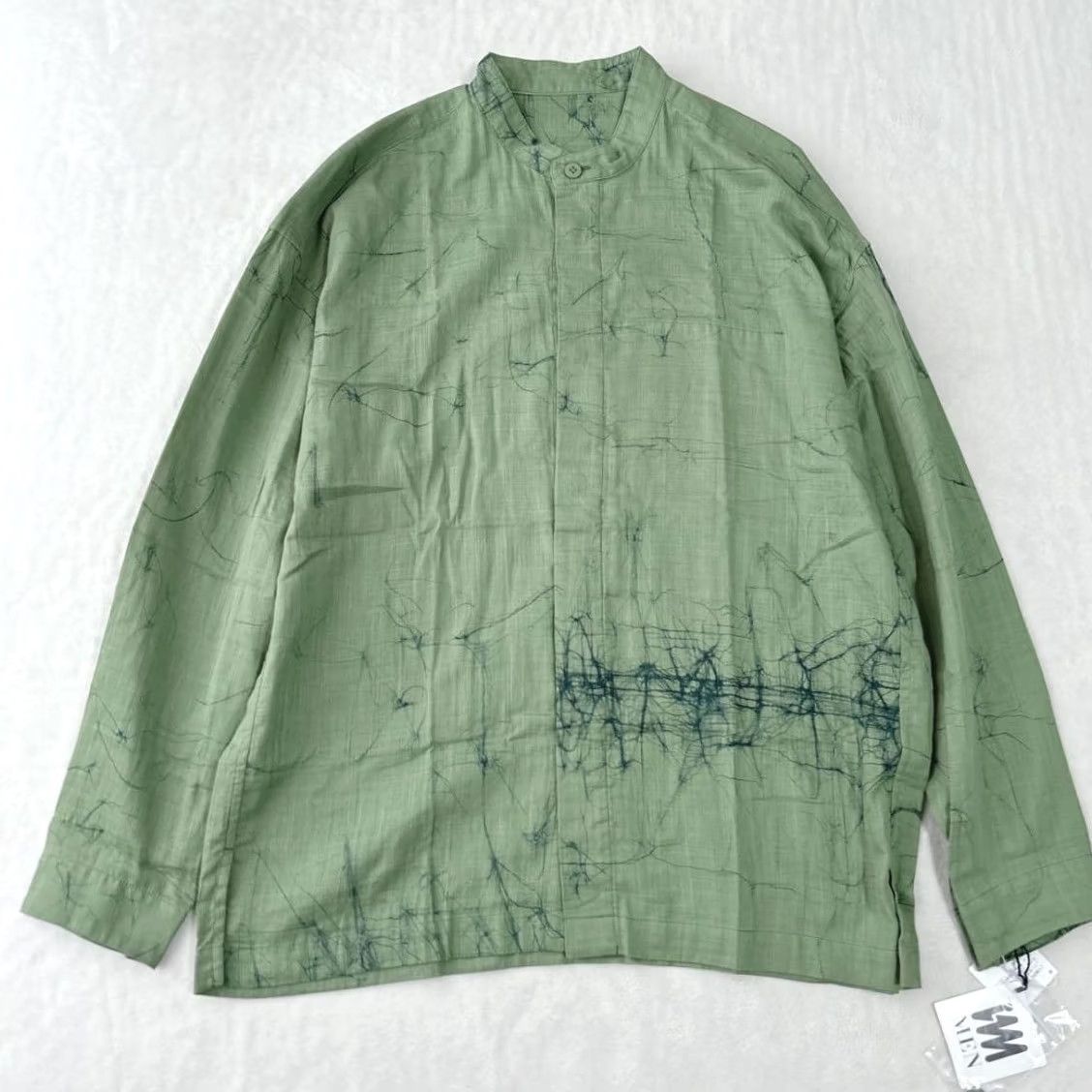 Issey Miyake ISSEY MIYAKE MEN ROKETSU Shirt 24SS Green Size 4 Long Sleeve Cotton New Size US S / EU 44-46 / 1 - 2 Thumbnail