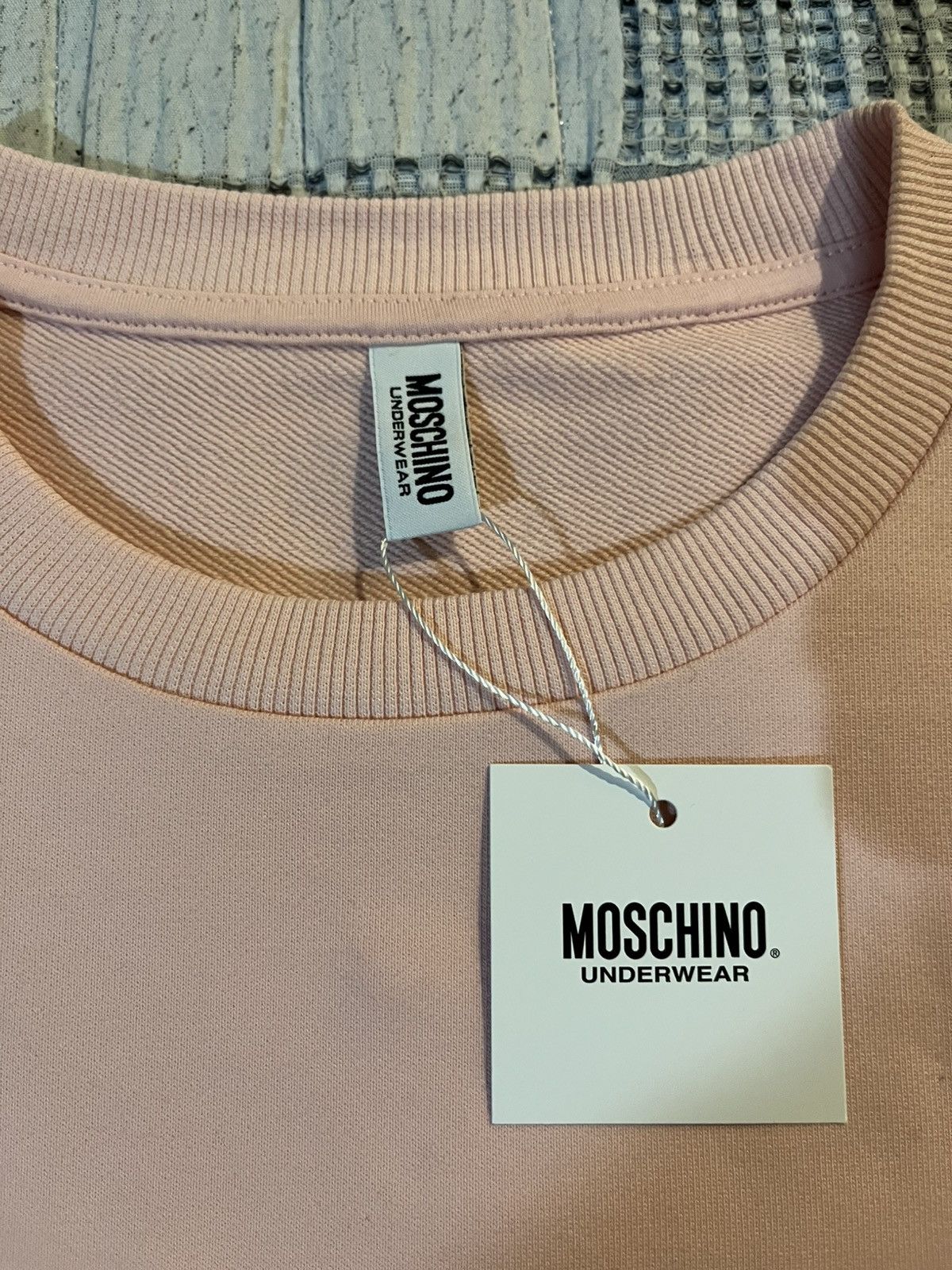 Moschino Moschino Logo-Tape Crew Sweatshirt Size US S / EU 44-46 / 1 - 3 Thumbnail