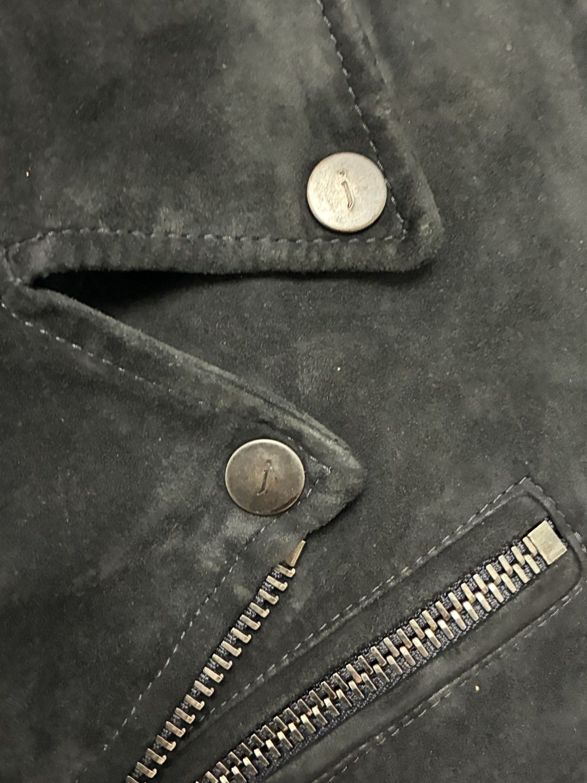 John Varvatos Suede Chelsea Biker Jacket Size EU 46 USA 36 Size US S / EU 44-46 / 1 - 6 Thumbnail