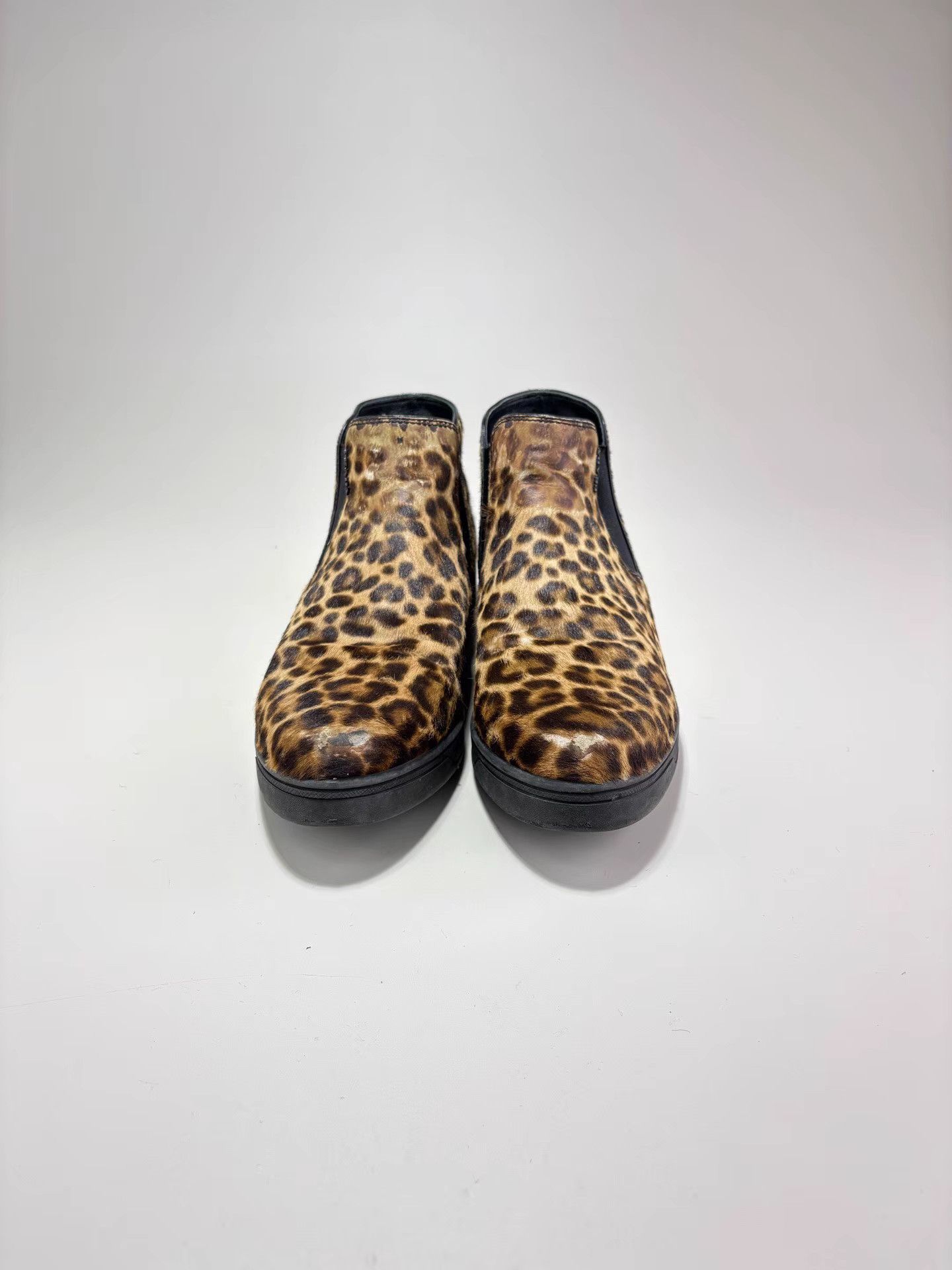 Prada PRADA Leopard Print Slip-On High-Top Sneakers Size US 7 / EU 40 - 2 Thumbnail