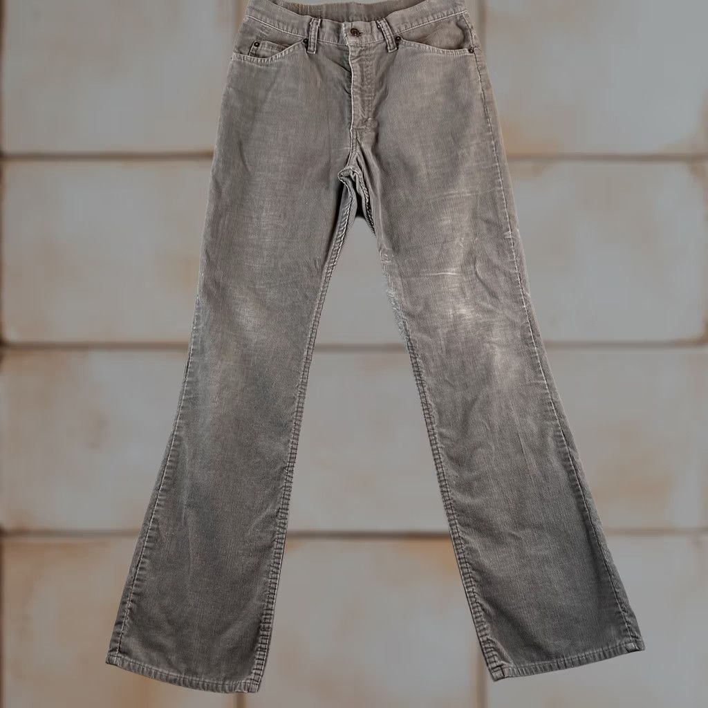 Levi's VINTAGE Levi's 517 Corduroy Pants Men 31x30 Gray Bootcut USA Made 80s 90s Y2K Size US 31 - 1 Thumbnail