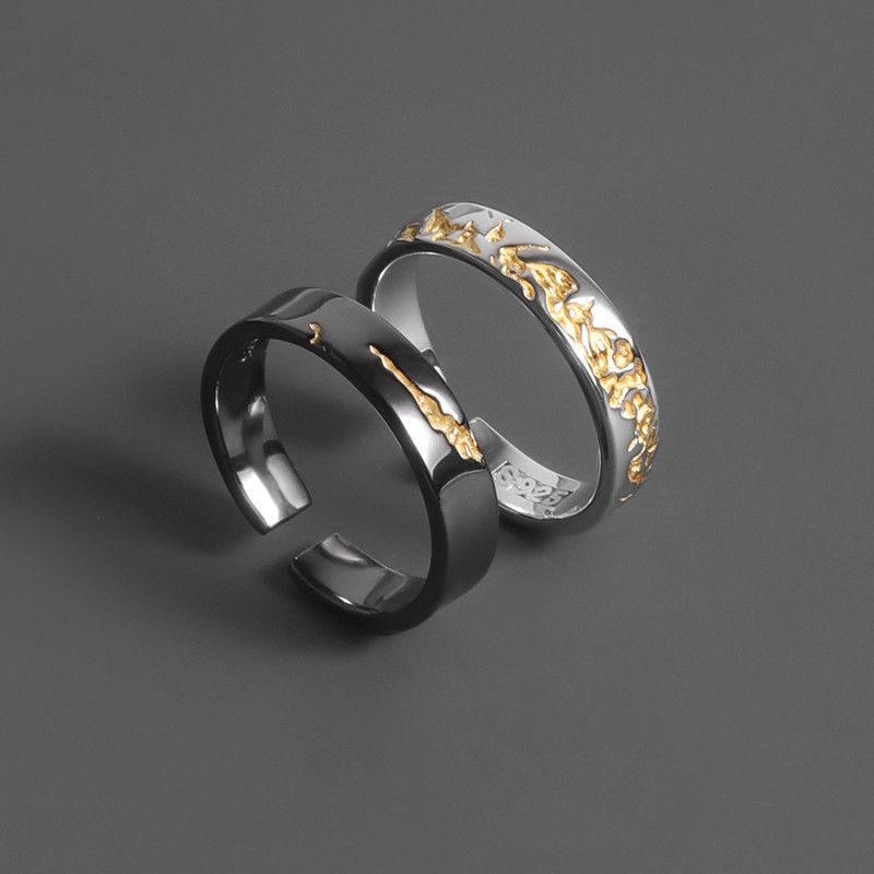 Jewelry Modern Jewelry Rings Open Size Chrome Ring (Size 7-13) Size ONE SIZE - 1 Thumbnail