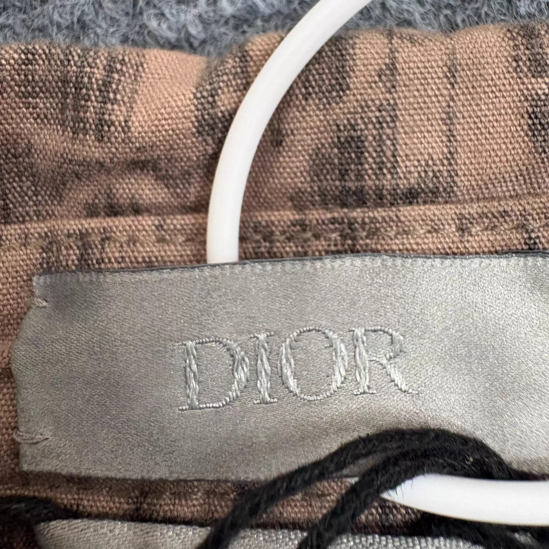 Dior Dior brown all-over logo long-sleeve shirt Size US M / EU 48-50 / 2 - 7 Thumbnail