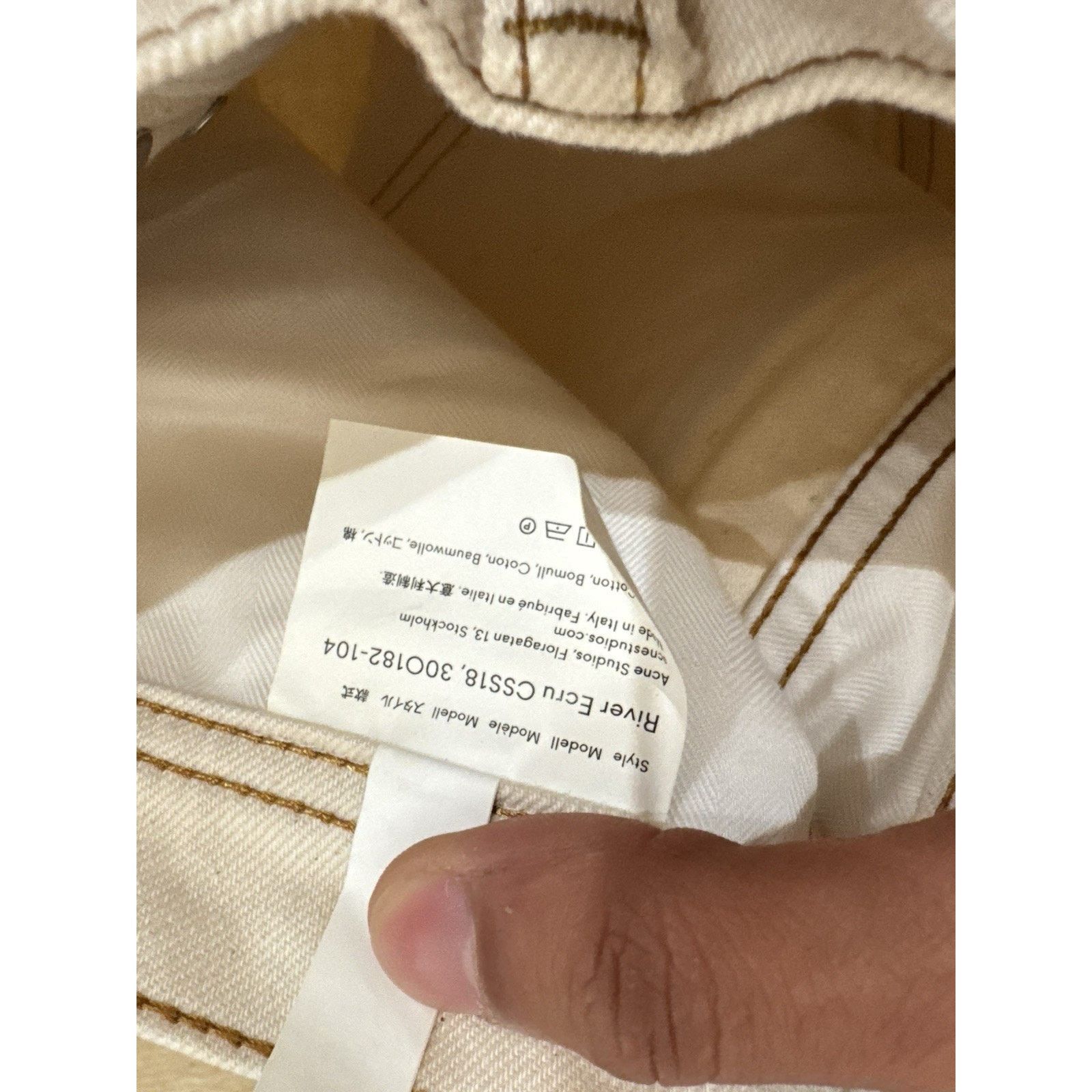 Acne Studios Acne Studios White Denim Jeans 30x34 Size 30" / US 8 / IT 44 - 4 Thumbnail