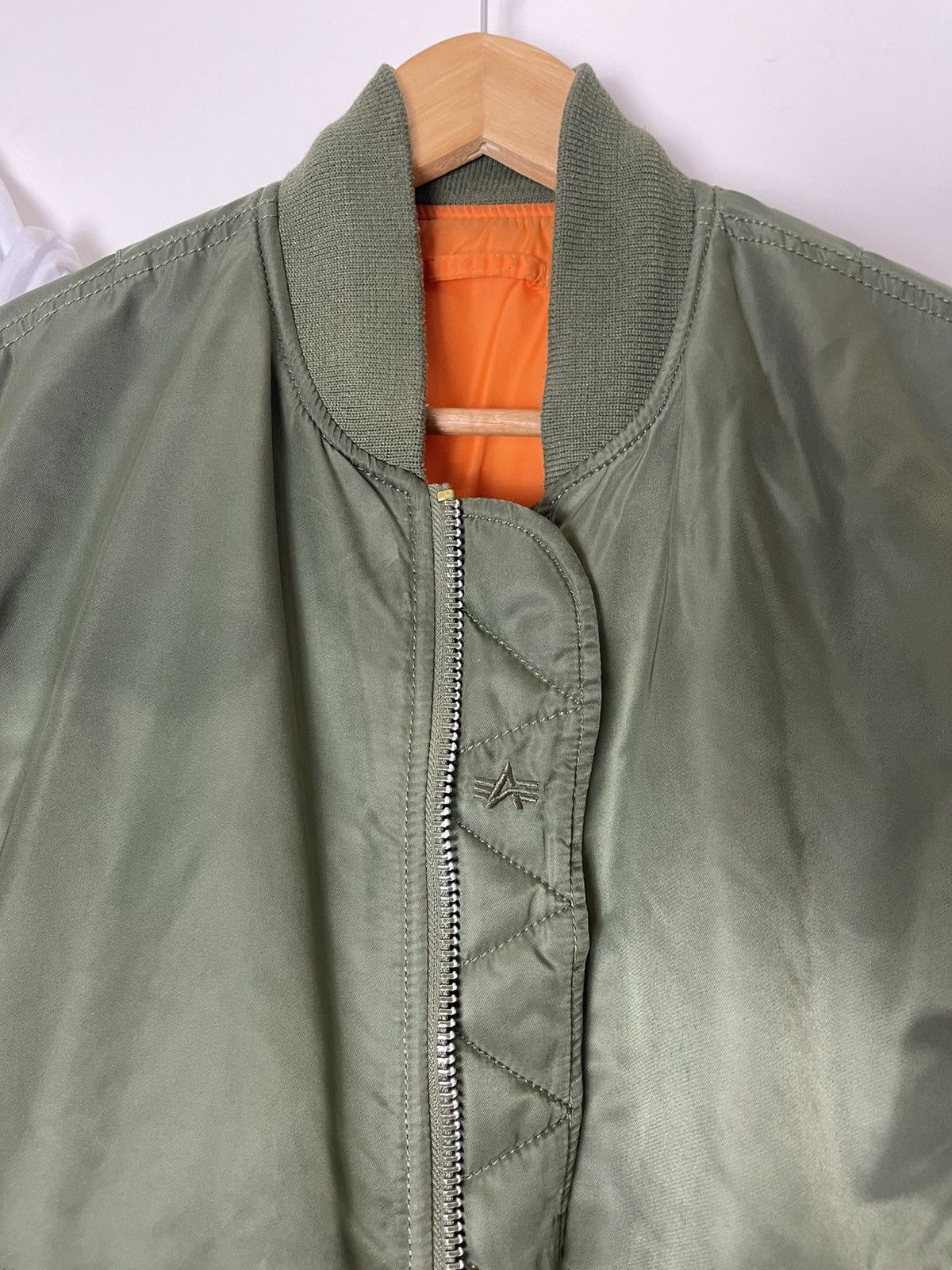 Alpha Industries Alpha industries oversized flight bomber jacket olive green Size US M / EU 48-50 / 2 - 2 Thumbnail