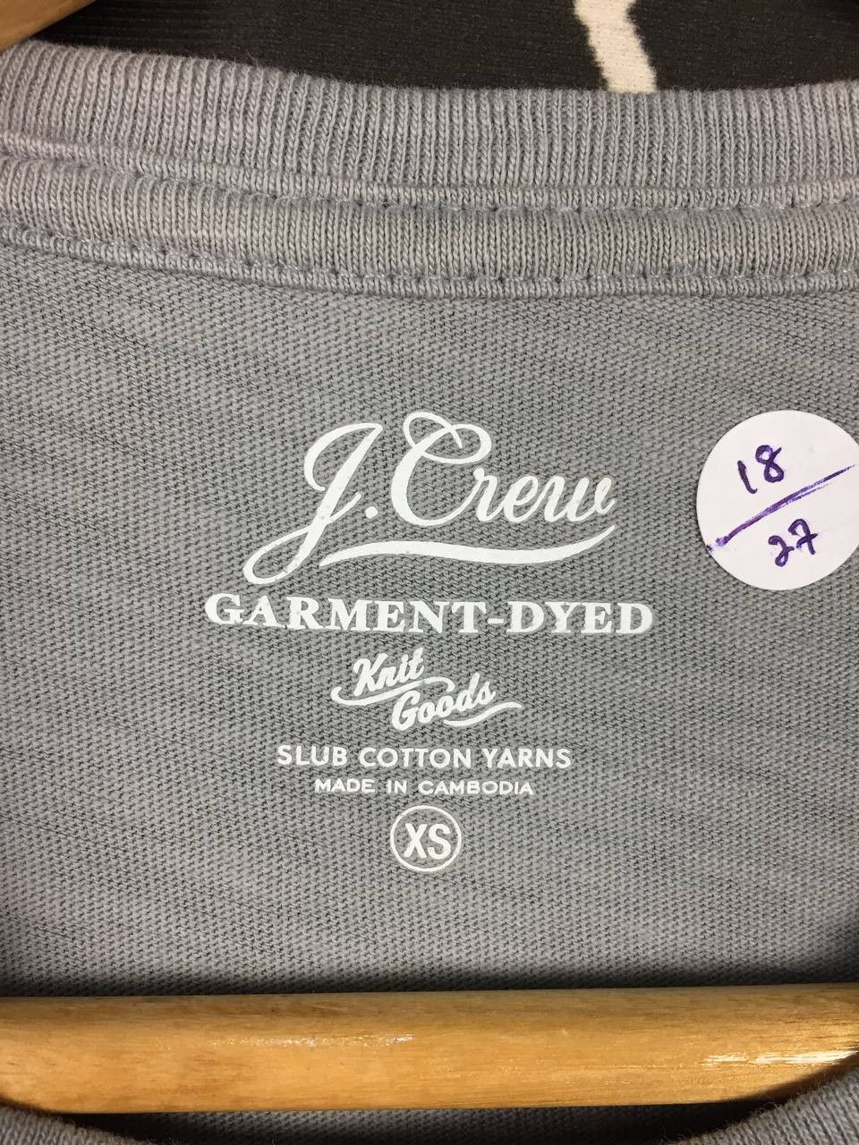 J.Crew × Vintage J.Crew Garment Dye Slub Cotton Yarns Casual Plain Tee Size US XS / EU 42 / 0 - 6 Thumbnail