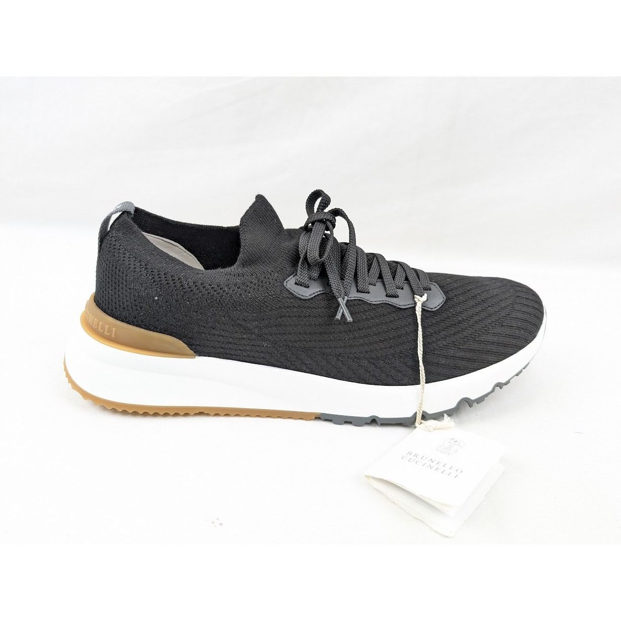 Brunello Cucinelli o1rshd1 Low-Top Sneakers in Black Size US 14 / EU 47 - 1 Thumbnail