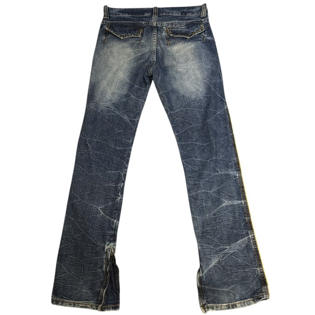 Le Grande Bleu (L.G.B.) 90s Flared Studded Opium Studio PR Denim Undercover Style Size US 32 / EU 48 - 2 Thumbnail