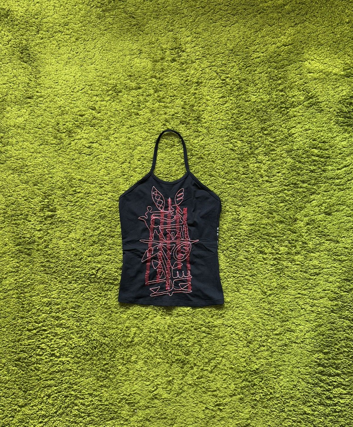 Hysteric Glamour Save the Queen 2000s vtg Y2K mesh back avant Garde tank top Size S / US 4 / IT 40 - 1 Thumbnail