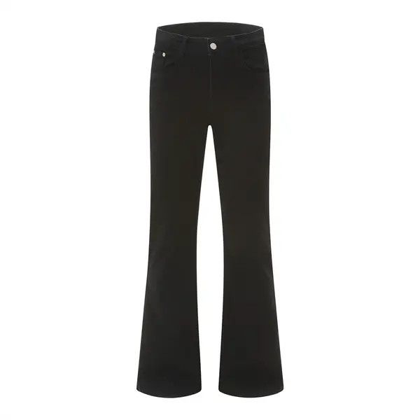 VIBE High street men's solid color versatile loose flared jeans Size US 32 / EU 48 - 1 Thumbnail
