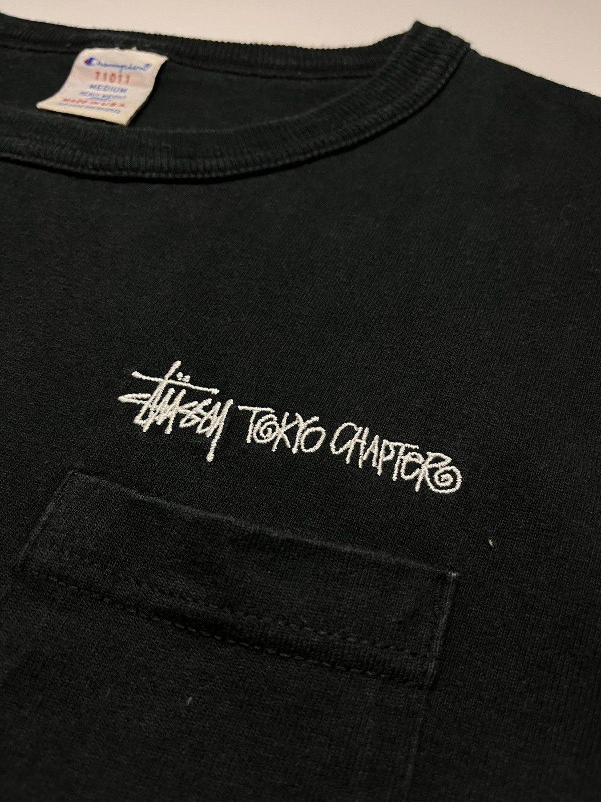 Stussy Stussy x Champion Tokyo Chapter Logo T-Shirt Size US M / EU 48-50 / 2 - 4 Thumbnail