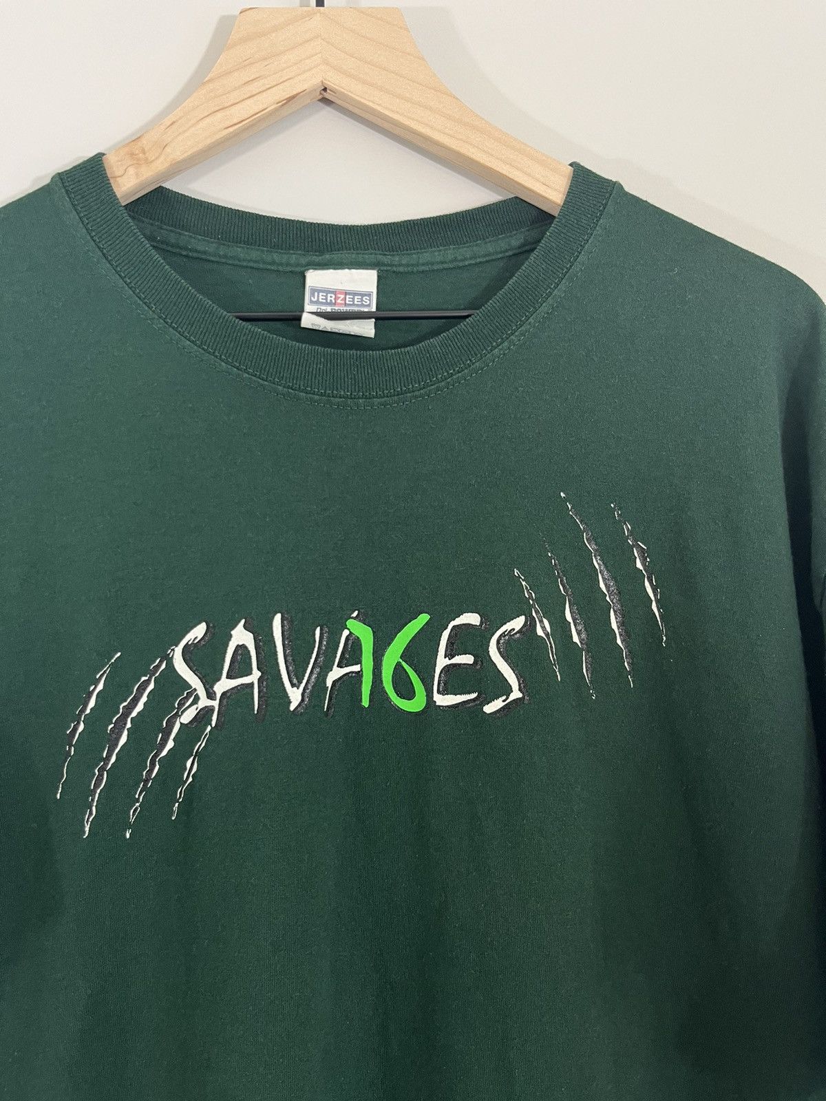 Vintage Vintage SAVAGES Faded Tee Size US XL / EU 56 / 4 - 2 Thumbnail