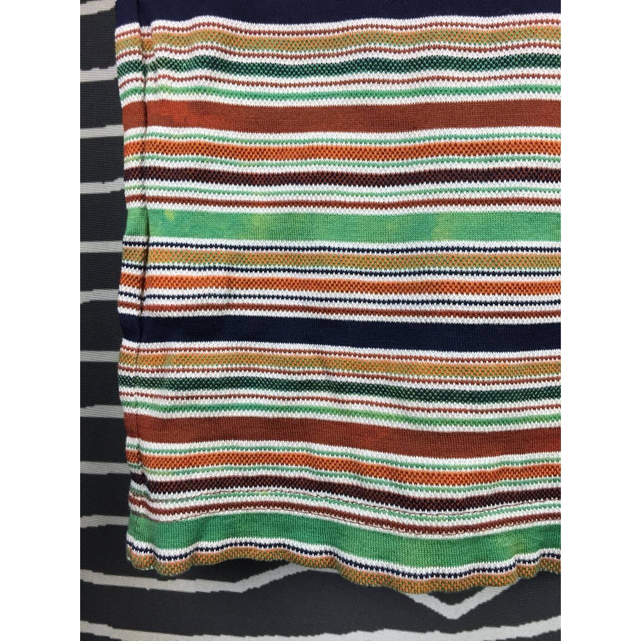 Missoni Vtg Missoni Sport Made In Italy Multicolor Stripe Polo Tee Size US S / EU 44-46 / 1 - 16 Thumbnail