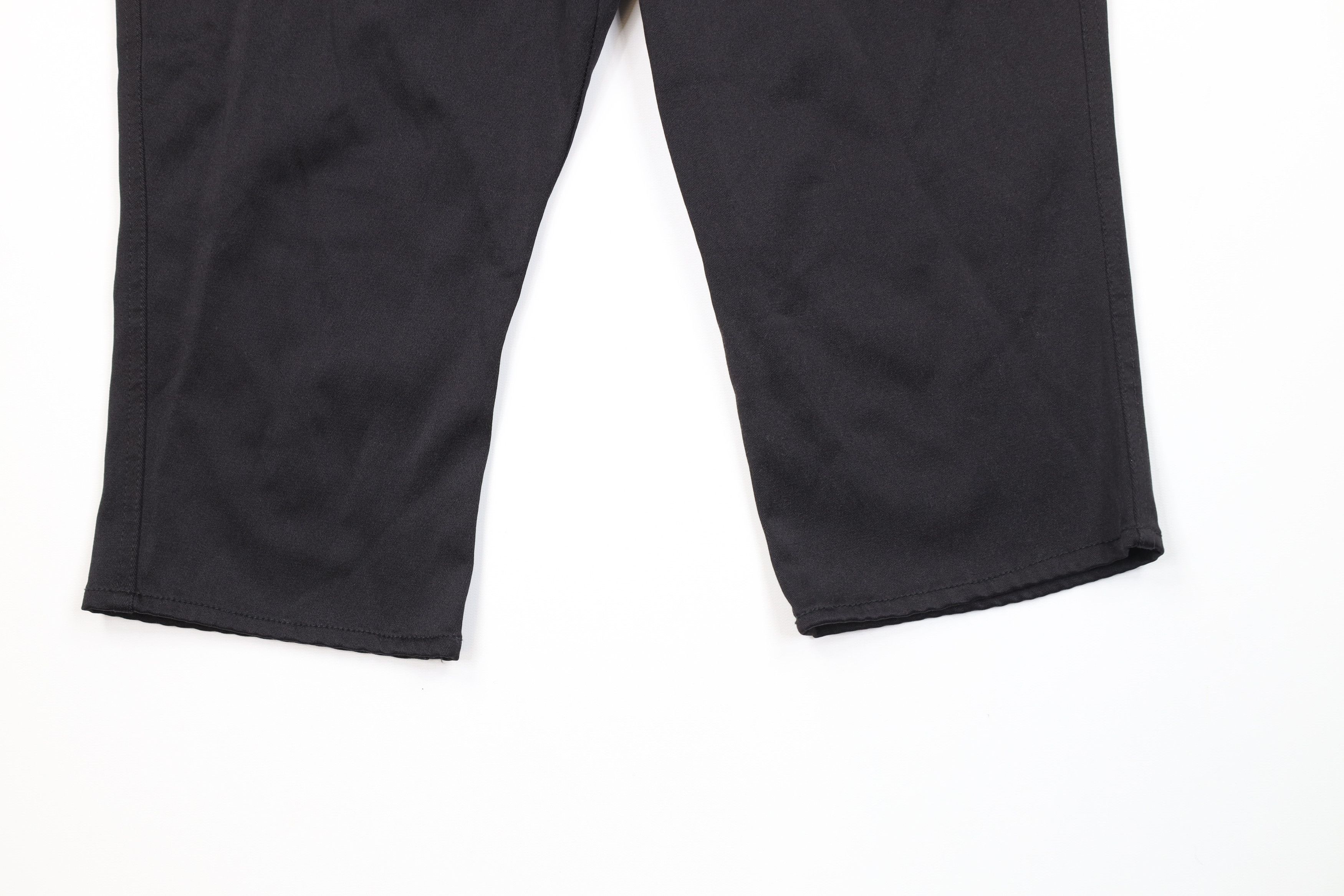 Vintage 90s Y2K Tripp NYC Stretch Capris Jeans Pants Black