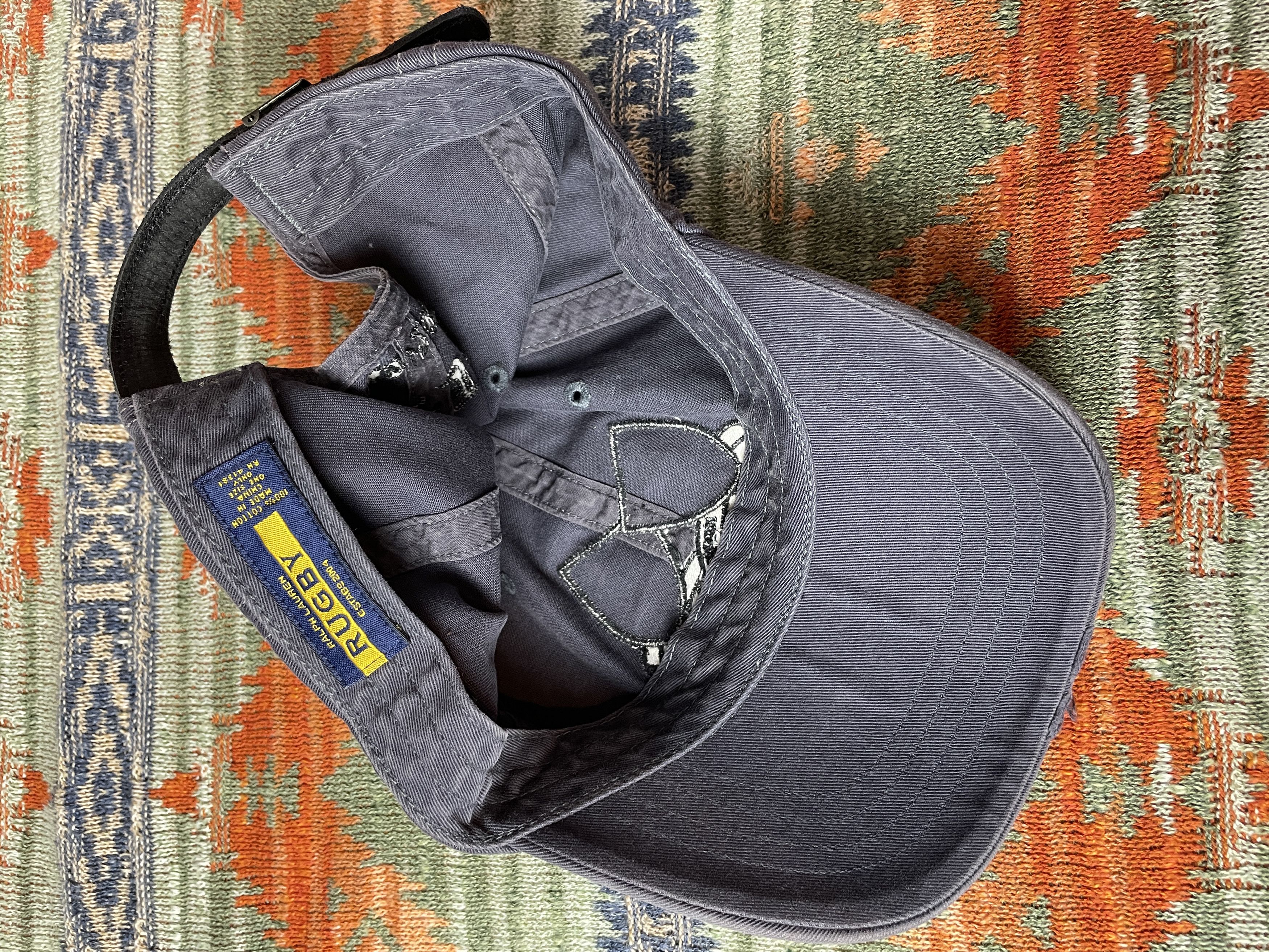 Ralph Lauren × Rugby Ralph Lauren Ralph Lauren Rare Leather Baseball Hat cap Size ONE SIZE - 6 Thumbnail